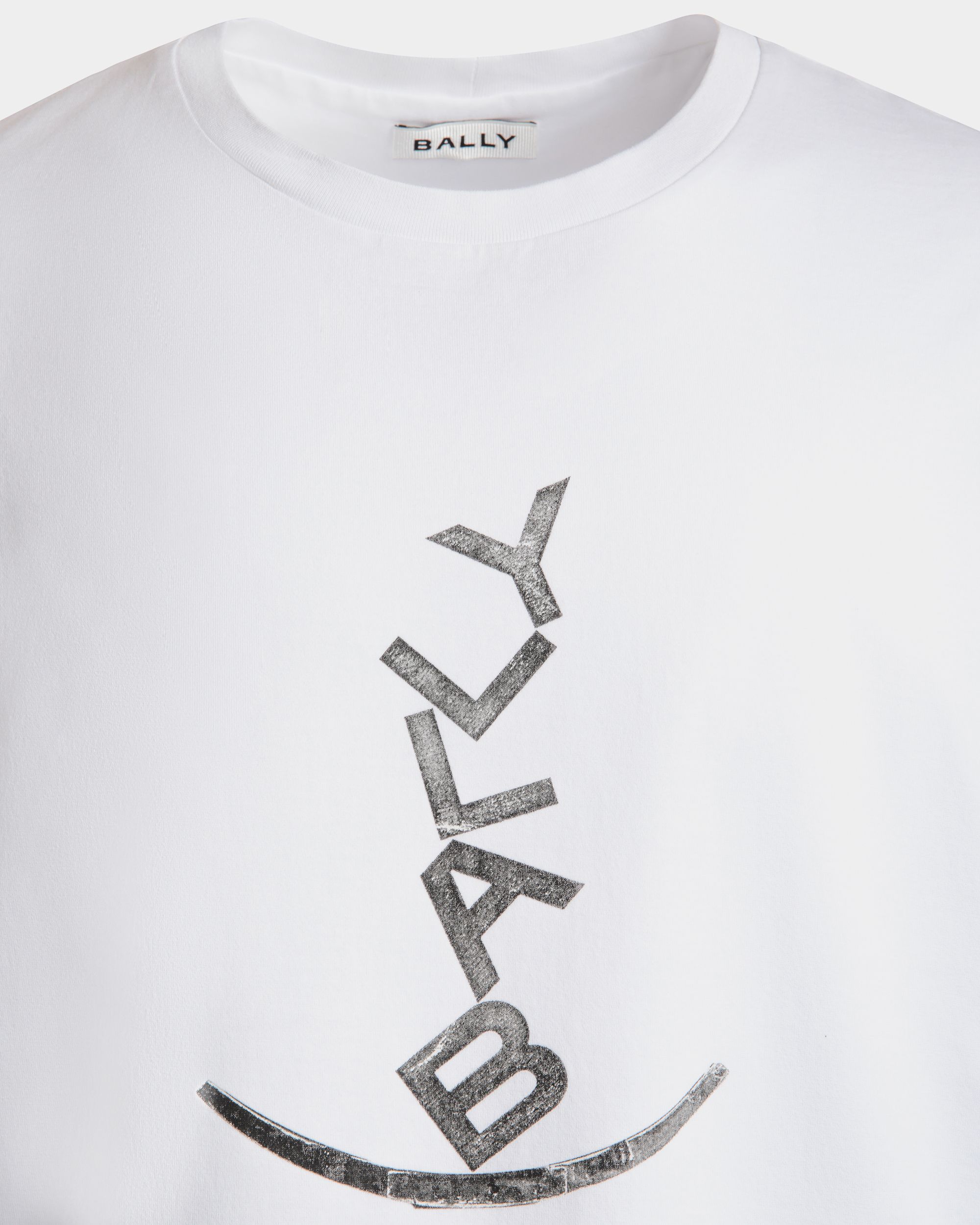 T-Shirt Avec Graphisme Beni Bischof Rocking Bally En Coton Blanc - Homme - Bally - 04