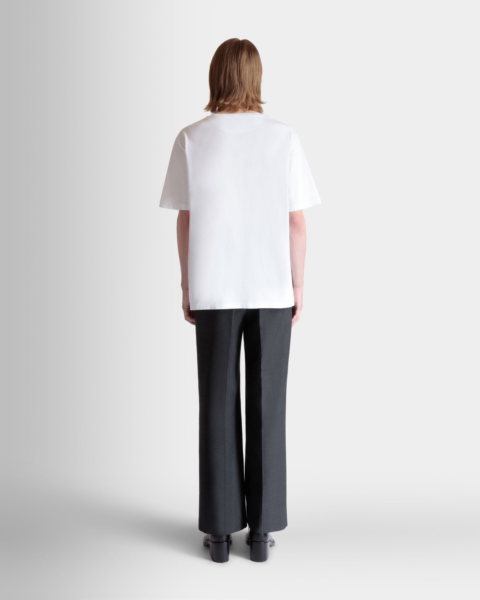 T-Shirt Avec Graphisme Beni Bischof Rocking Bally En Coton Blanc - Homme - Bally - 06