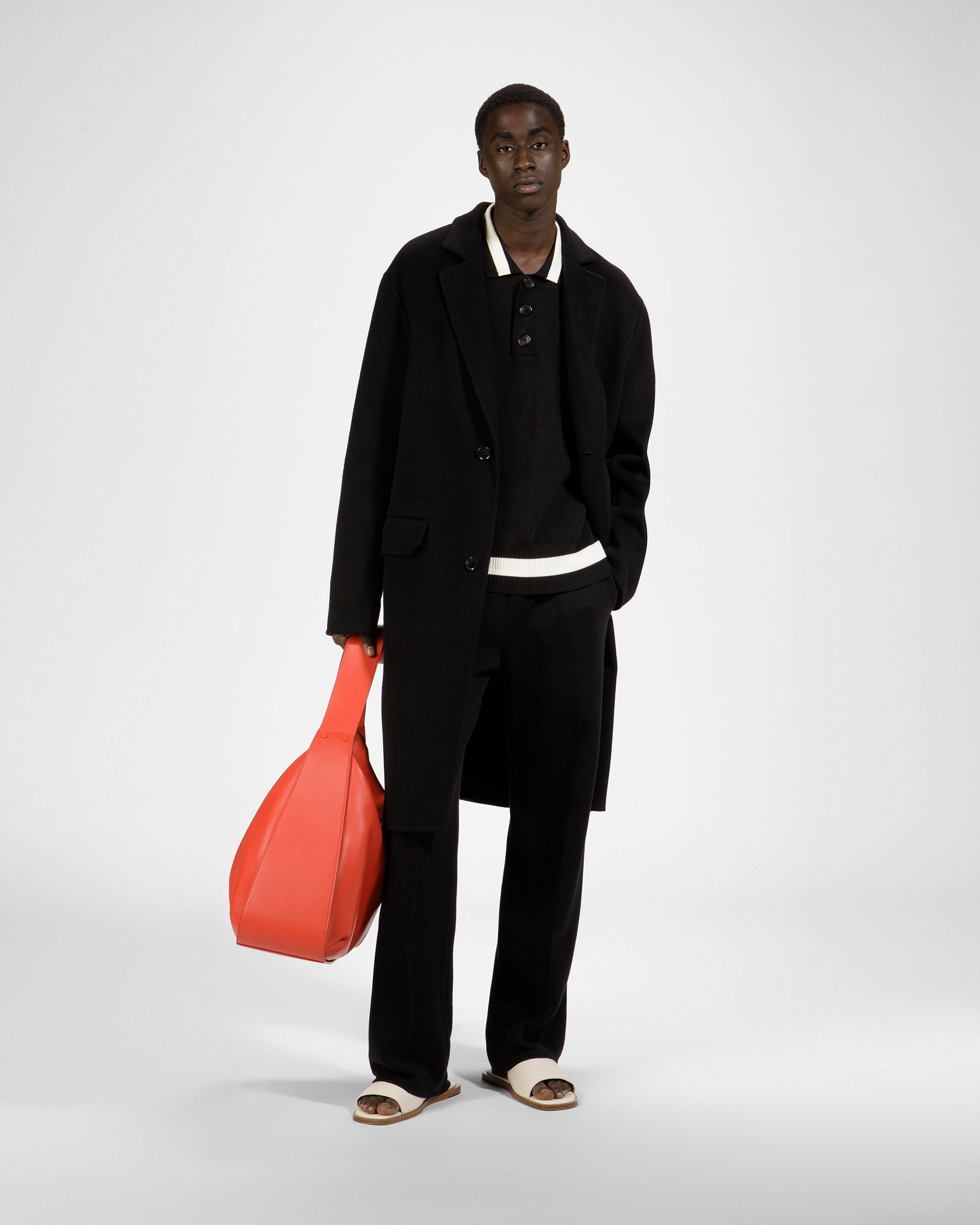 Polo En Maille De Coton Noire - Homme - Bally - 05