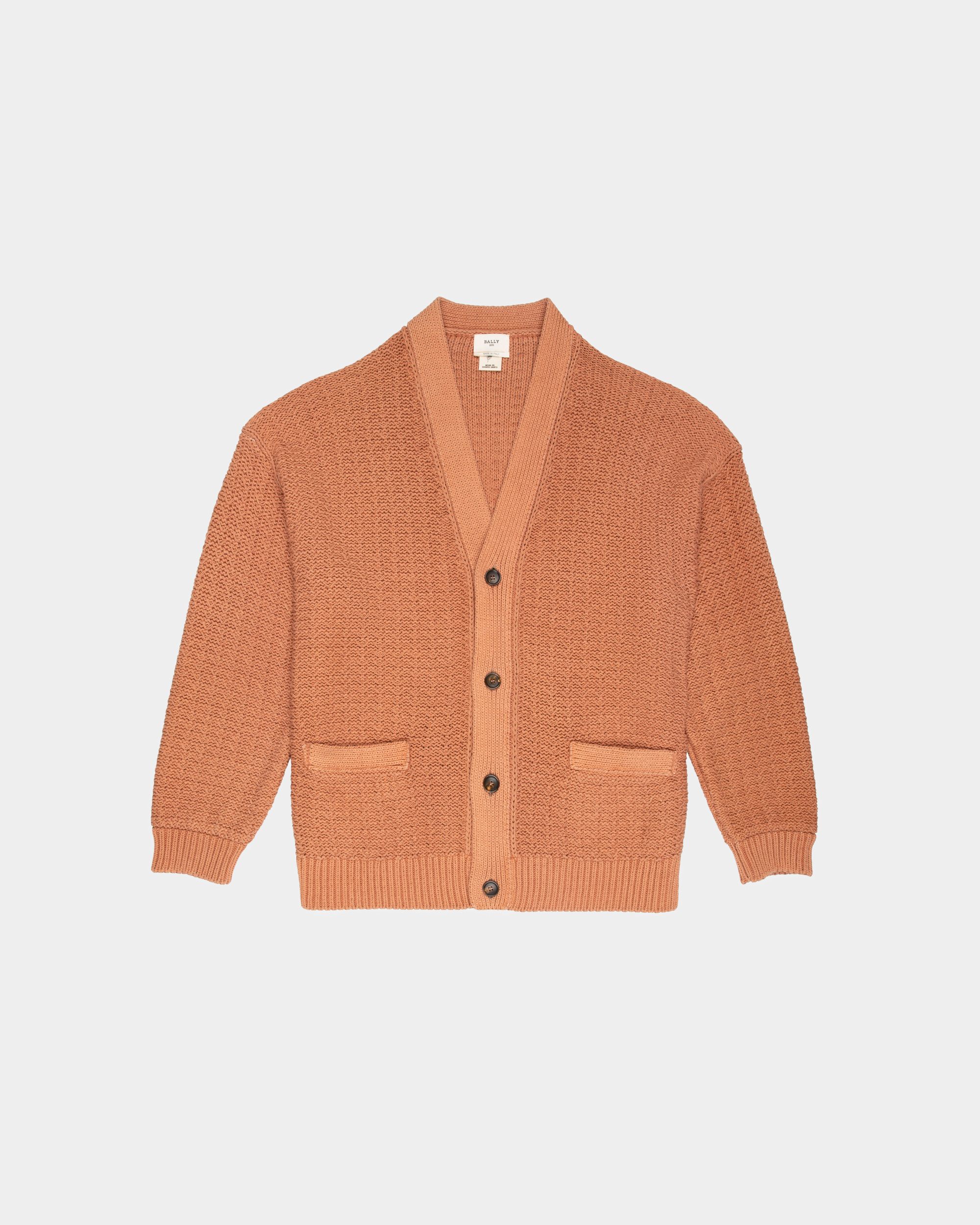 Cardigan En Coton Rose - Homme - Bally - 01