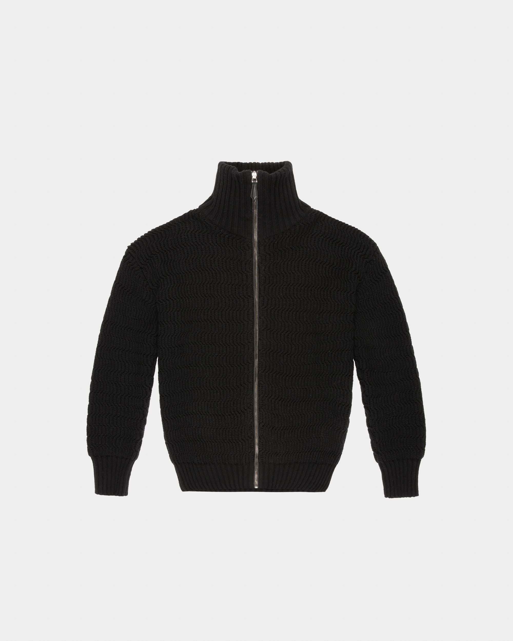 Col Roulé En Laine Et Cachemire Noir - Homme - Bally - 04