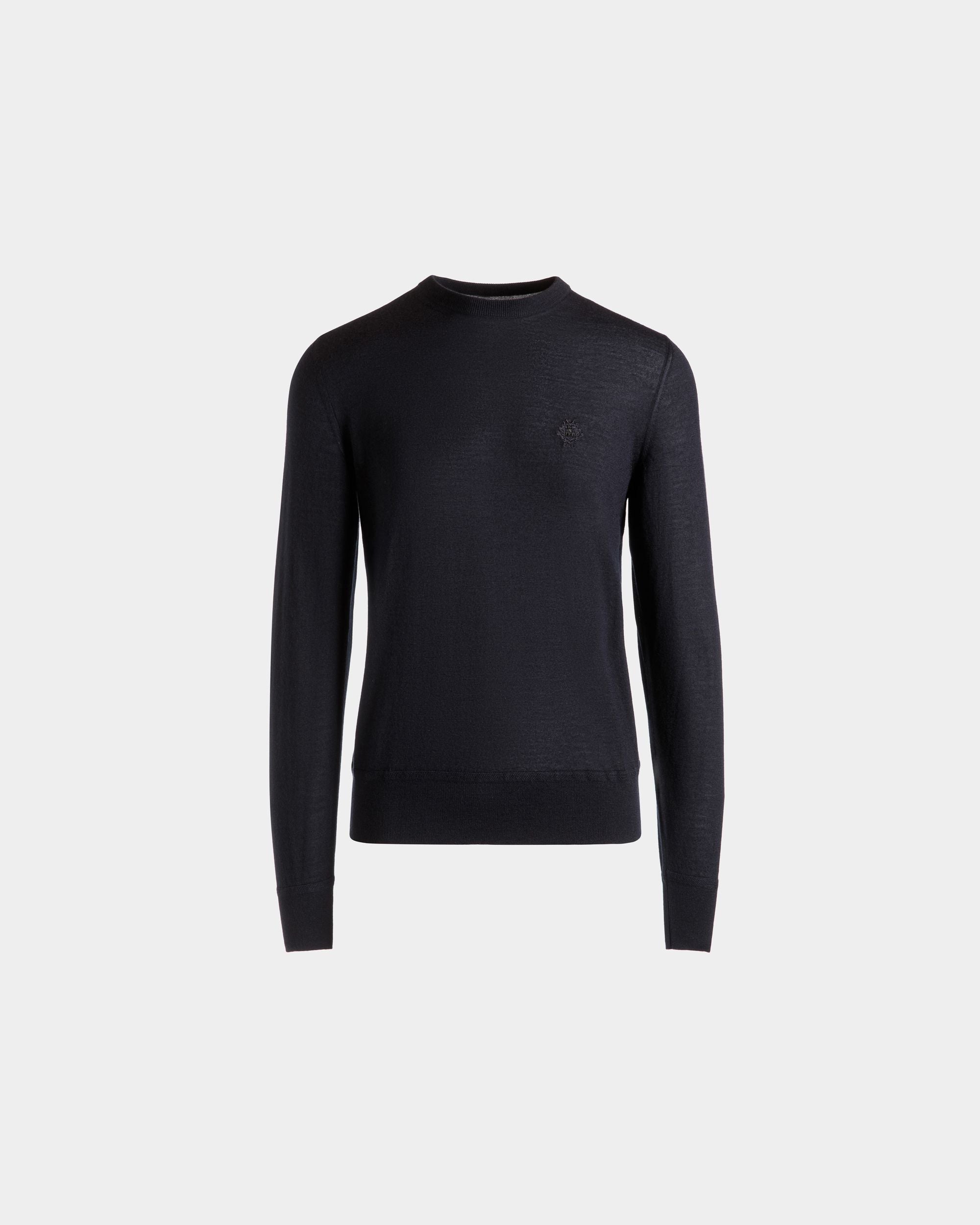 Pull Ras-Du-Cou Collection Voyage Adrien Brody En Cachemire Navy Blue - Homme - Bally - 01