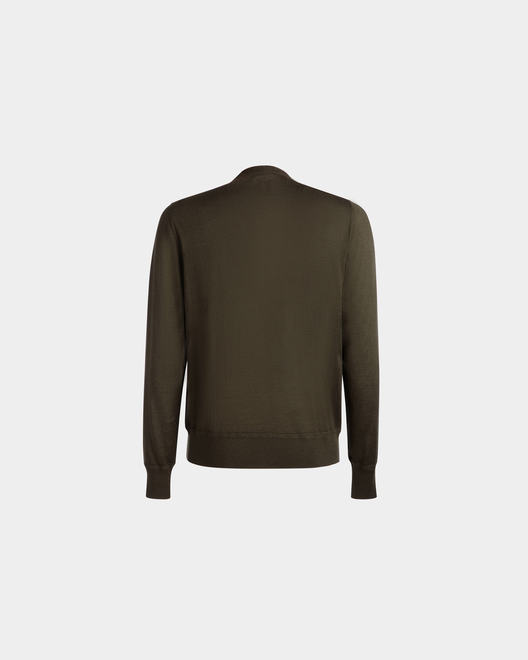 Pull Ras-Du-Cou Collection Voyage Adrien Brody En Cachemire Military Green - Homme - Bally - 09