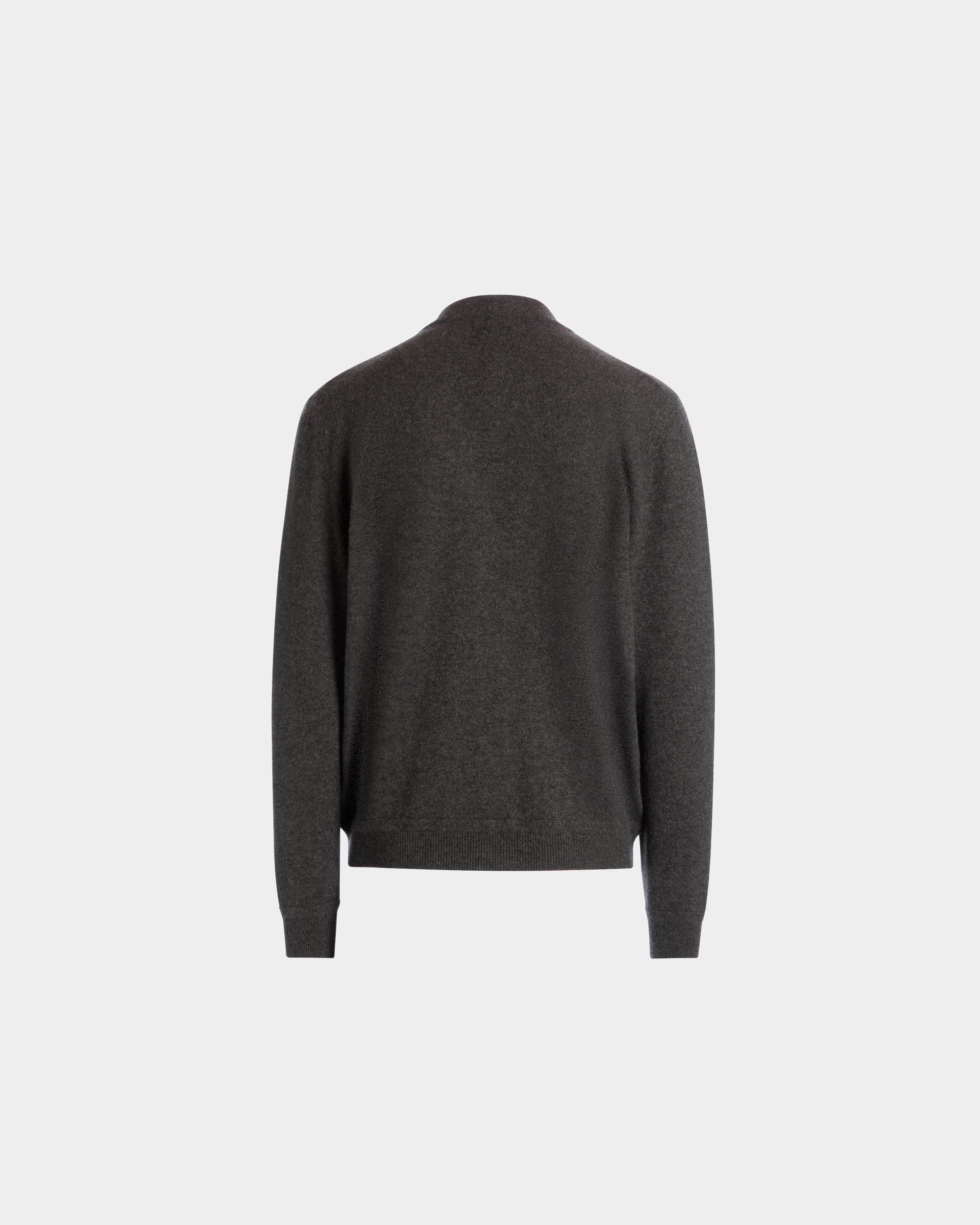 Cardigan En Cachemire Gris Foncé Orné D’un Logo Bally Crest - Homme - Bally - 07