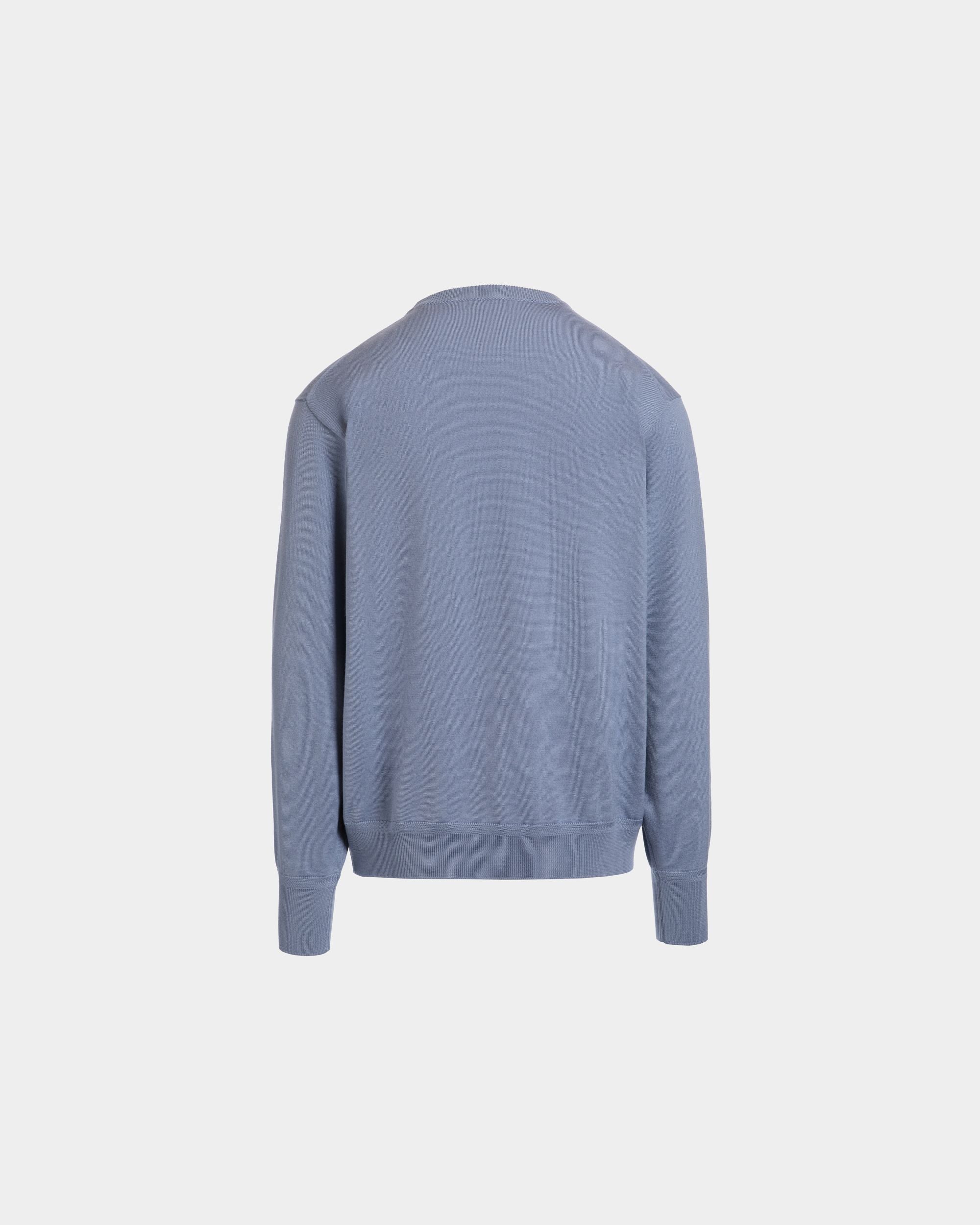 Pull Ras-Du-Cou En Mélange Laine Et Cachemire Light Blue - Homme - Bally - 07