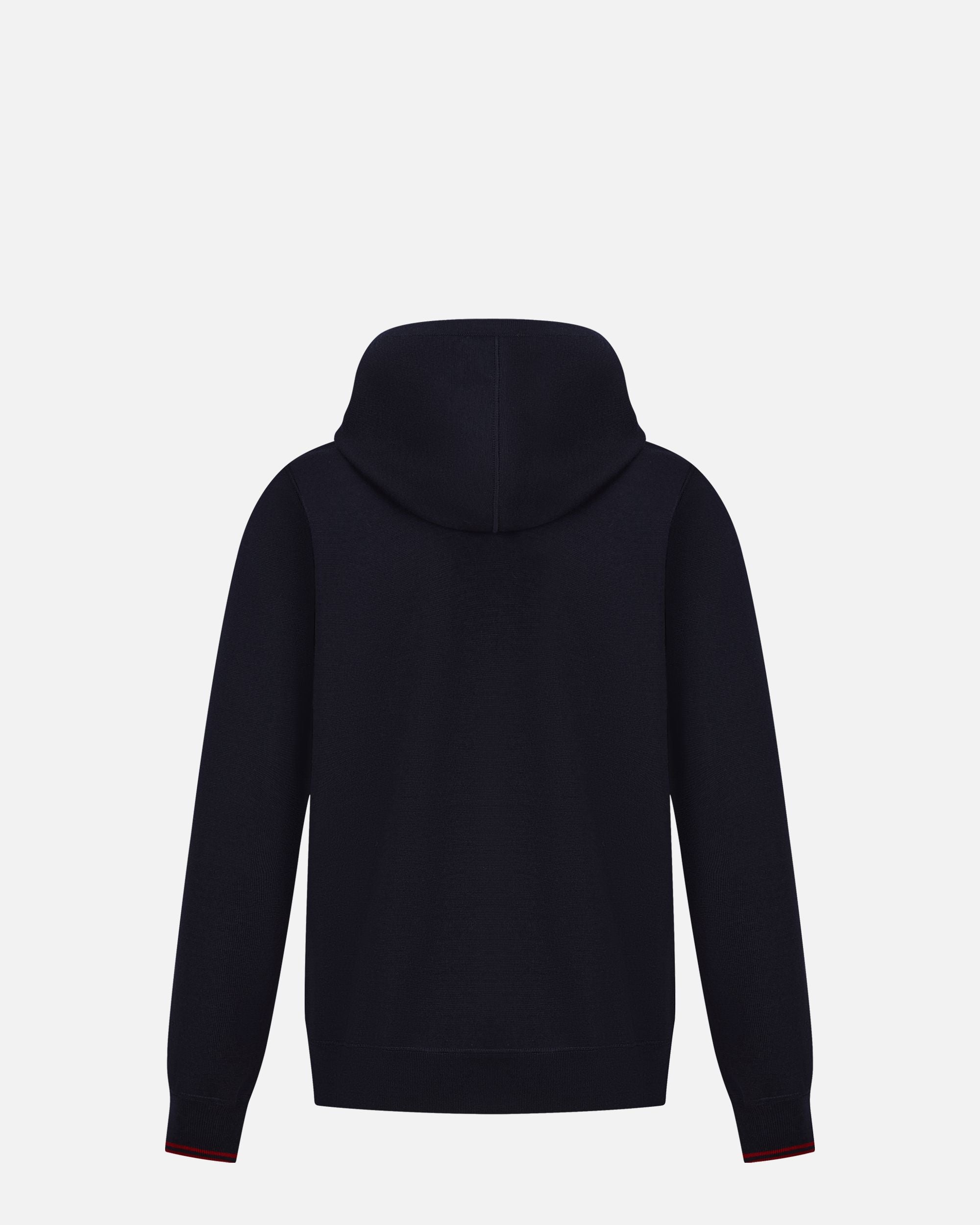 Sweat-Shirt À Capuche En Laine Navy Blue - Homme - Bally - 02