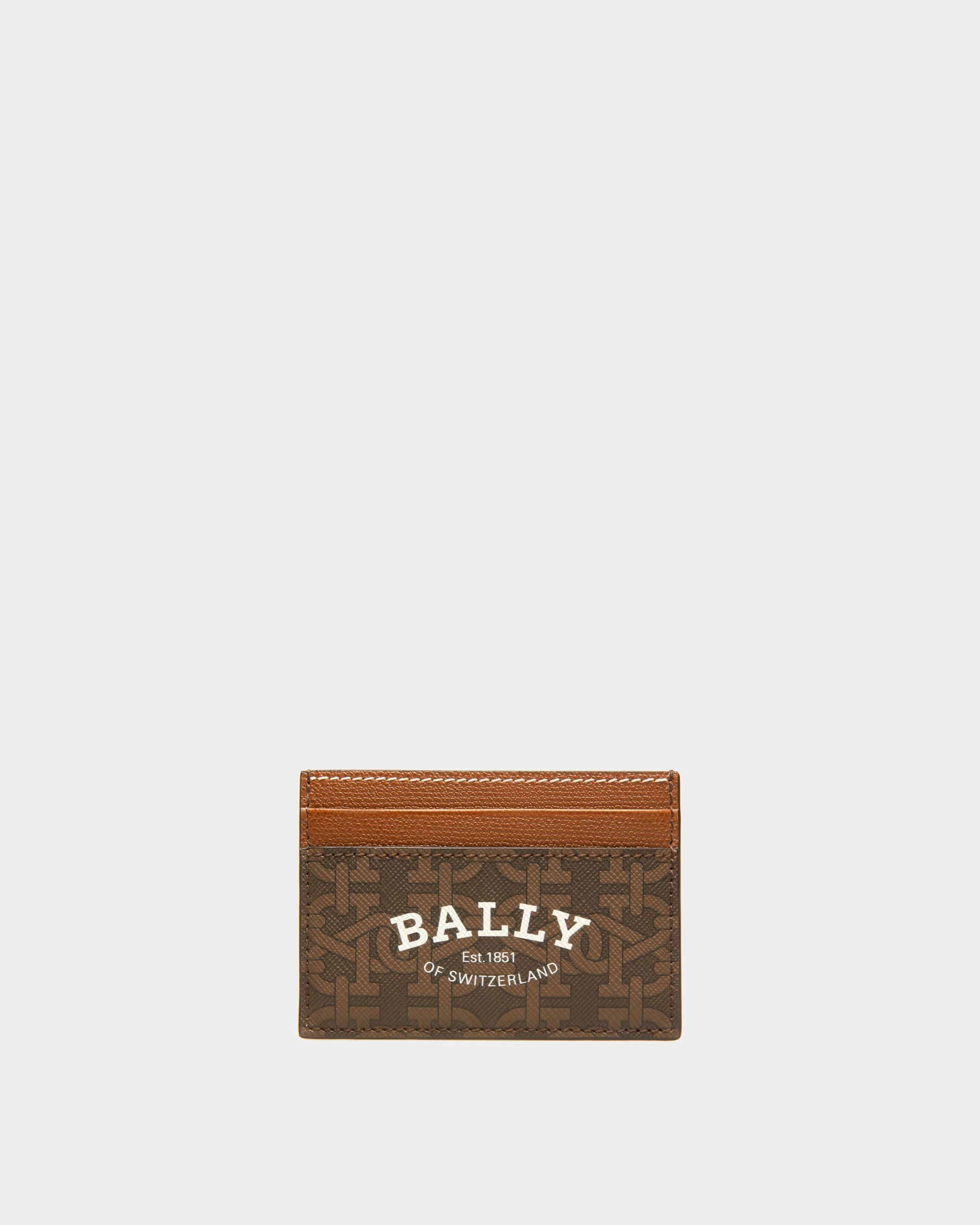Bhar Porte-Cartes En Tpu Marron - Homme - Bally - 01