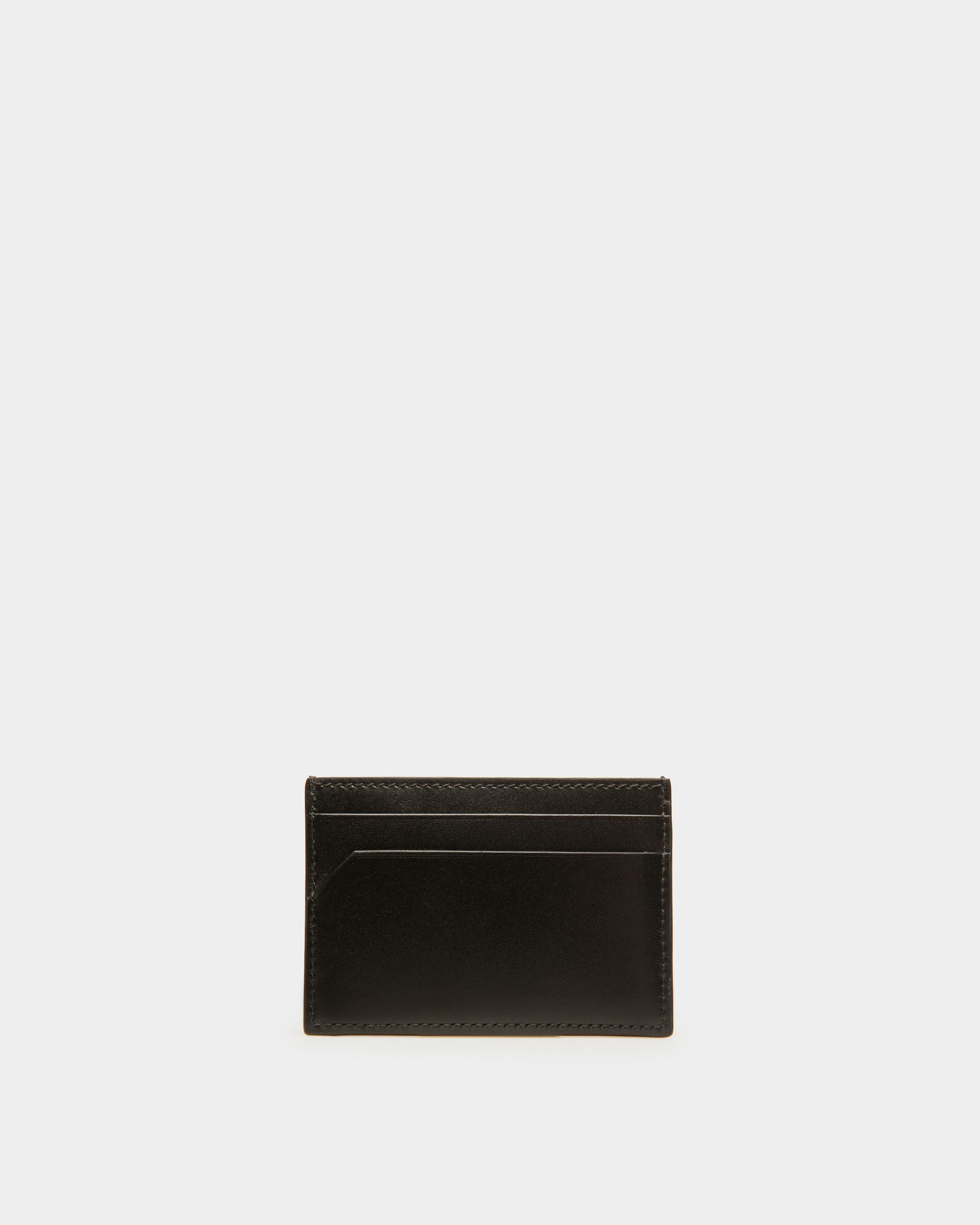 Schar Porte-Cartes En Cuir Noir - Homme - Bally - 02