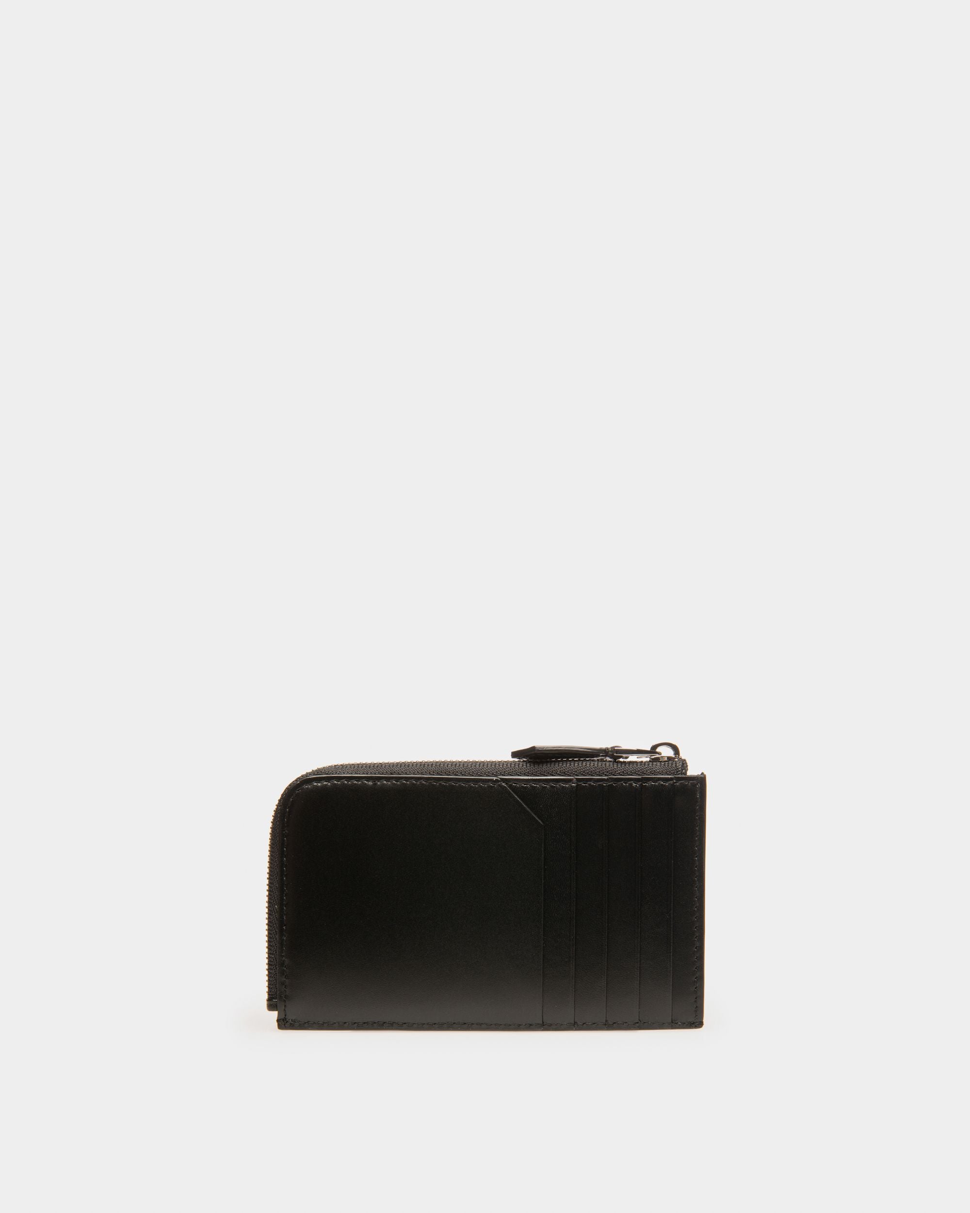 Scord Porte-Cartes En Cuir Noir - Homme - Bally - 02