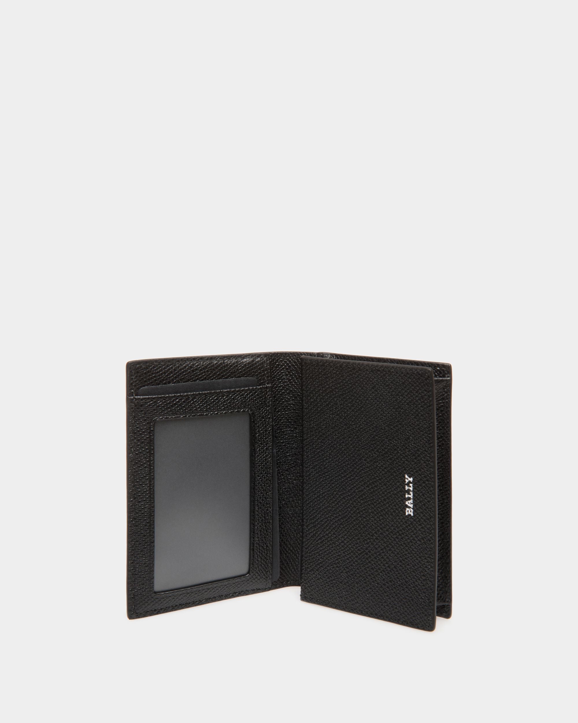 Business Card Holder In Black Bovine - Homme - Bally - 03