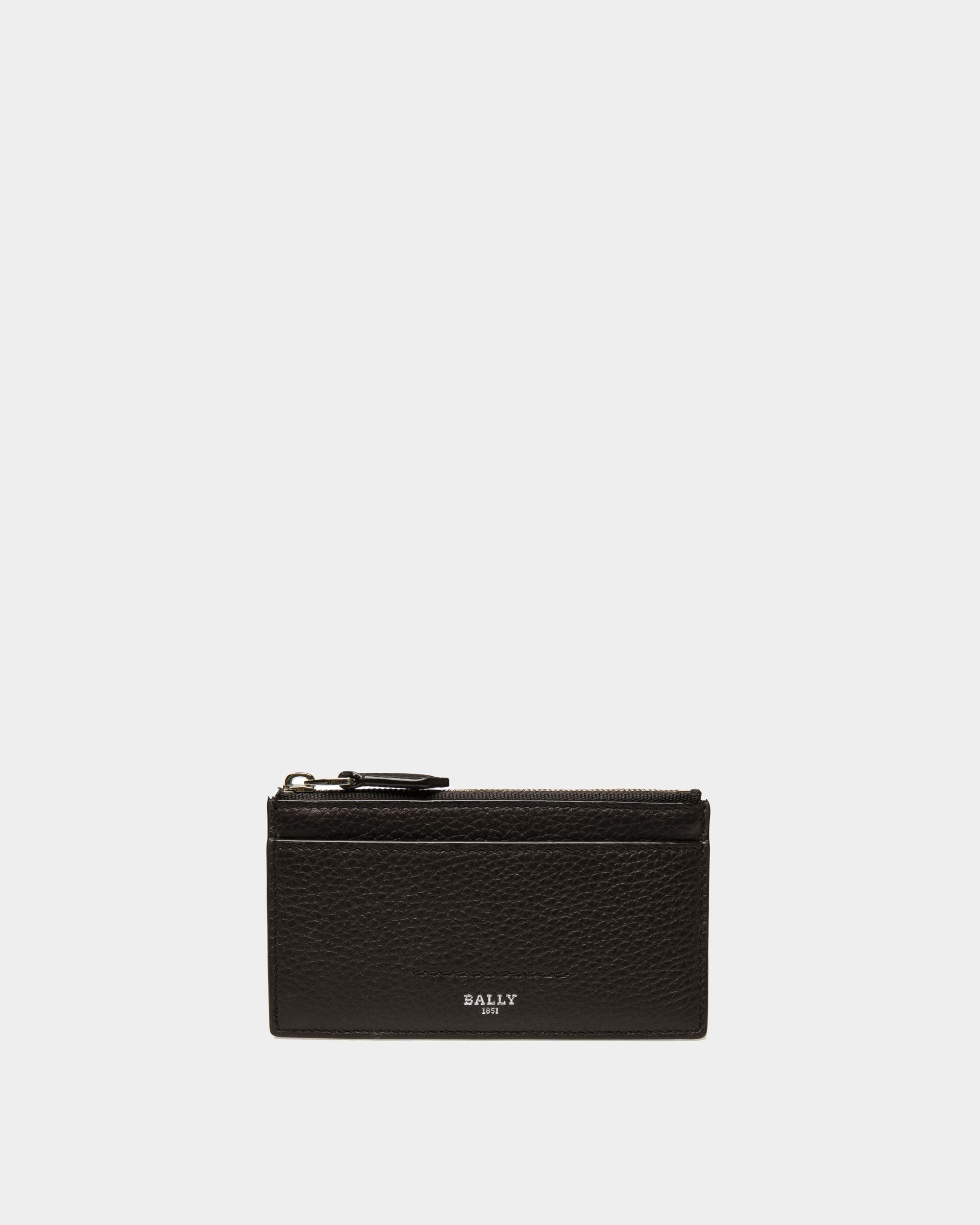 Sythom Porte-Cartes De Visite En Cuir Noir - Homme - Bally - 01