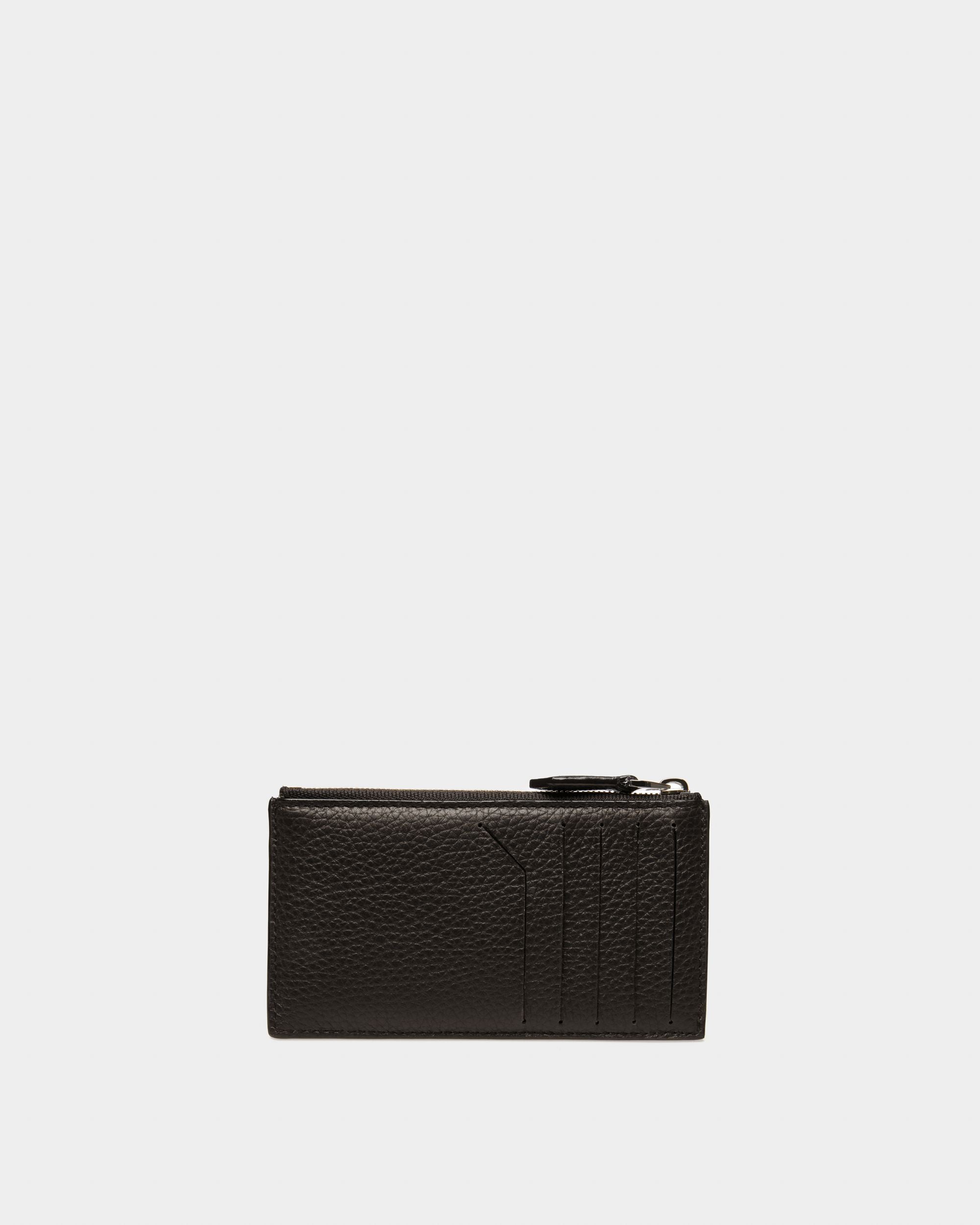 Sythom Porte-Cartes De Visite En Cuir Noir - Homme - Bally - 02