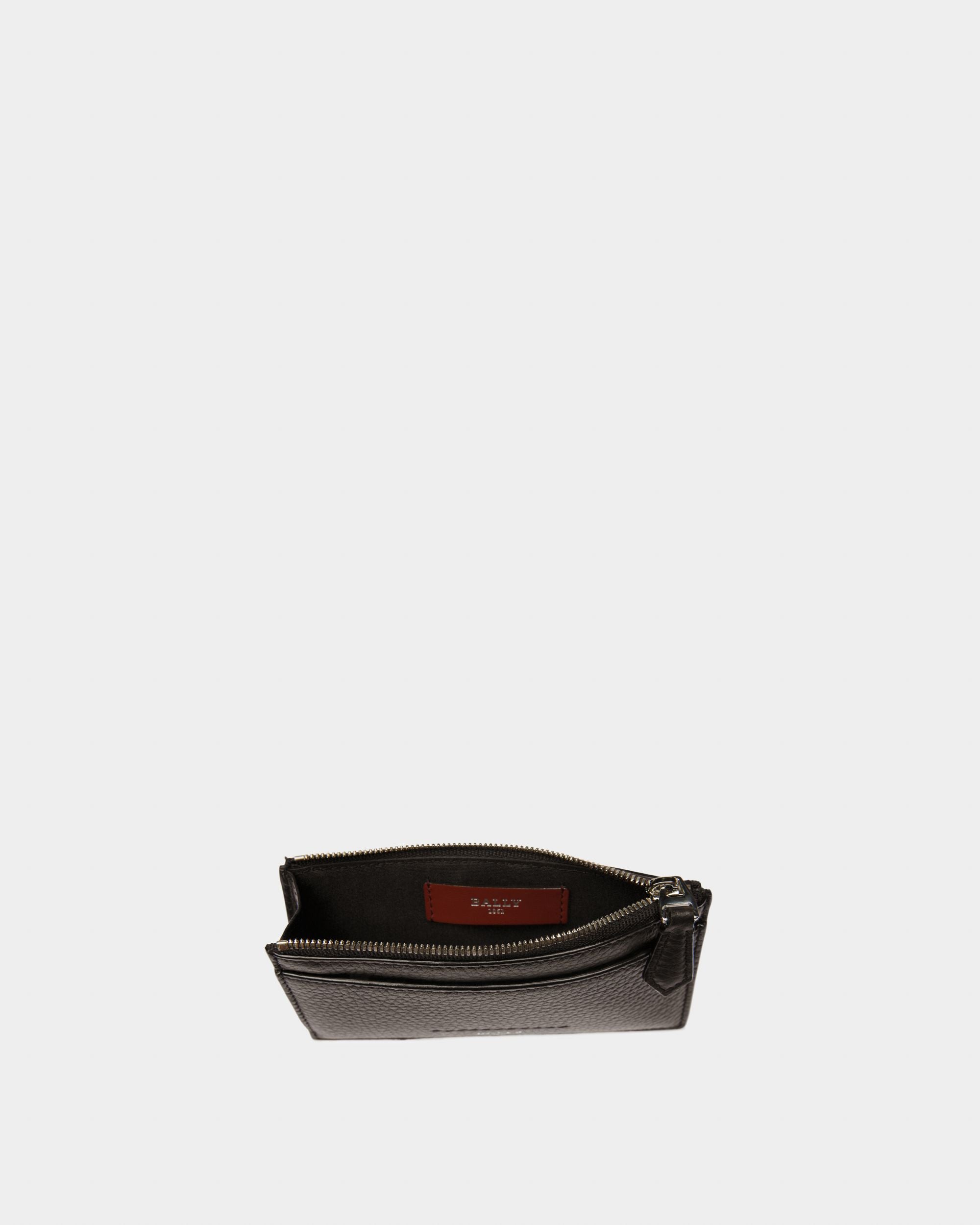 Sythom Porte-Cartes De Visite En Cuir Noir - Homme - Bally - 03