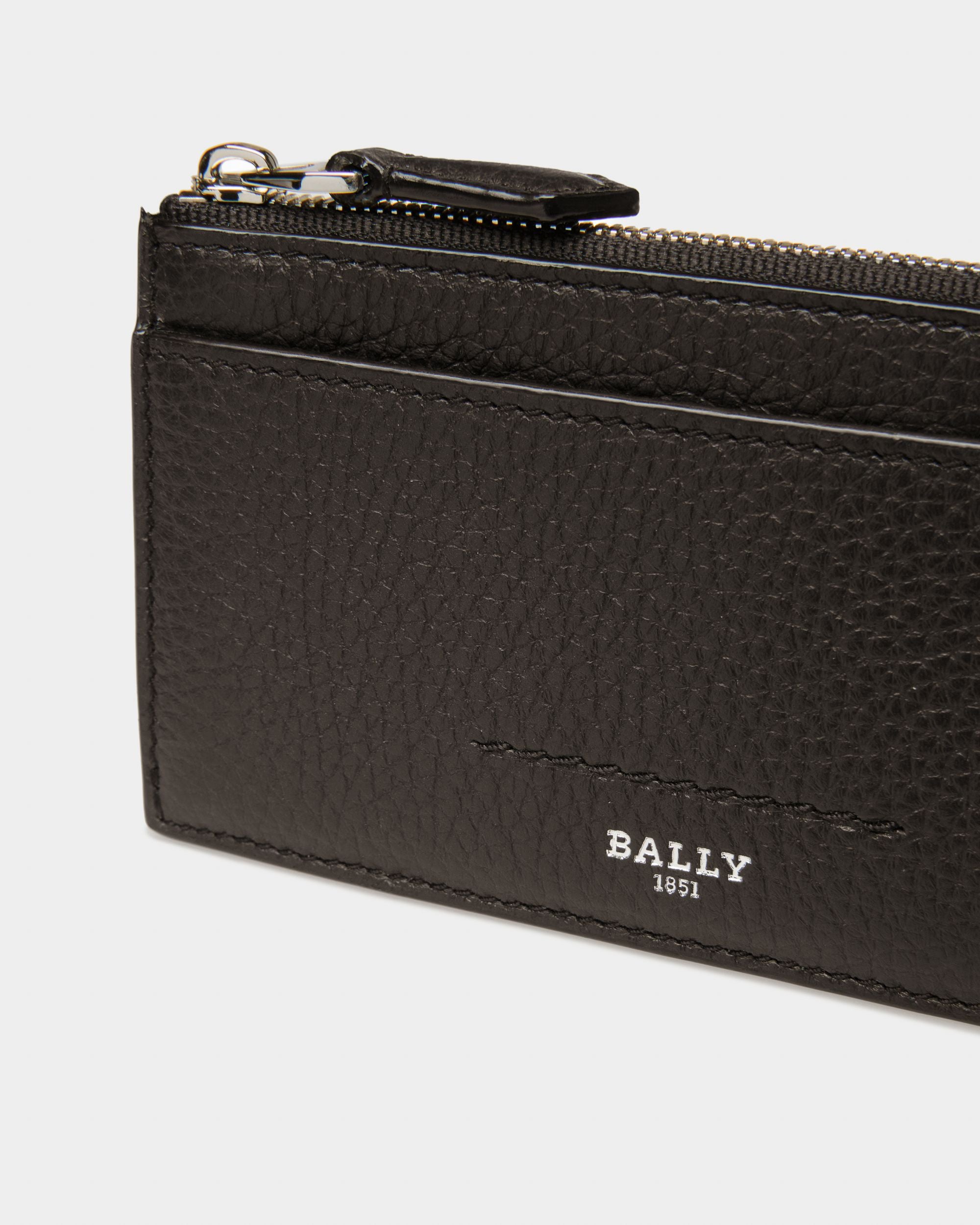 Sythom Porte-Cartes De Visite En Cuir Noir - Homme - Bally - 04
