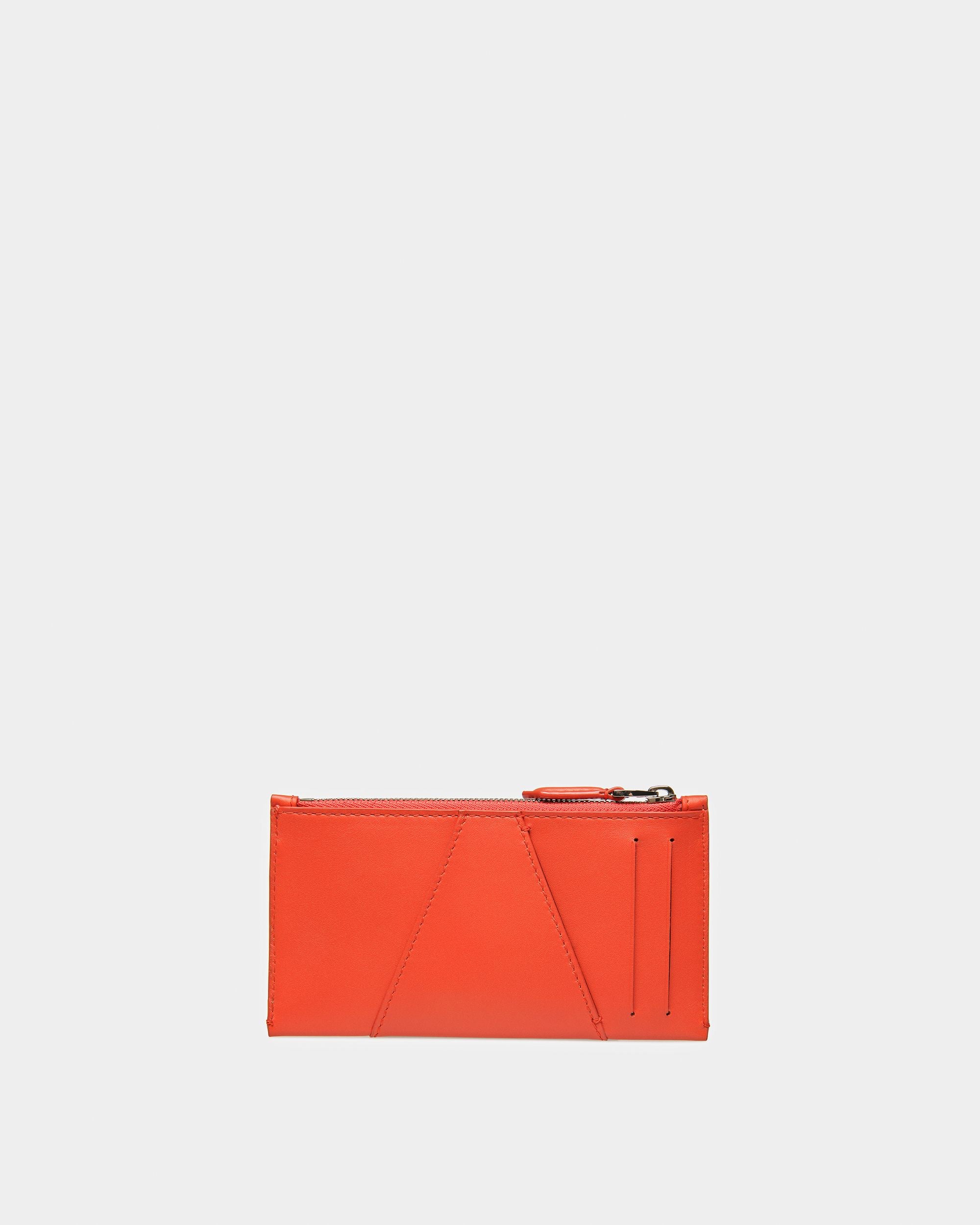 Adley Porte-cartes De Visite En Cuir Orange - Homme - Bally - 02