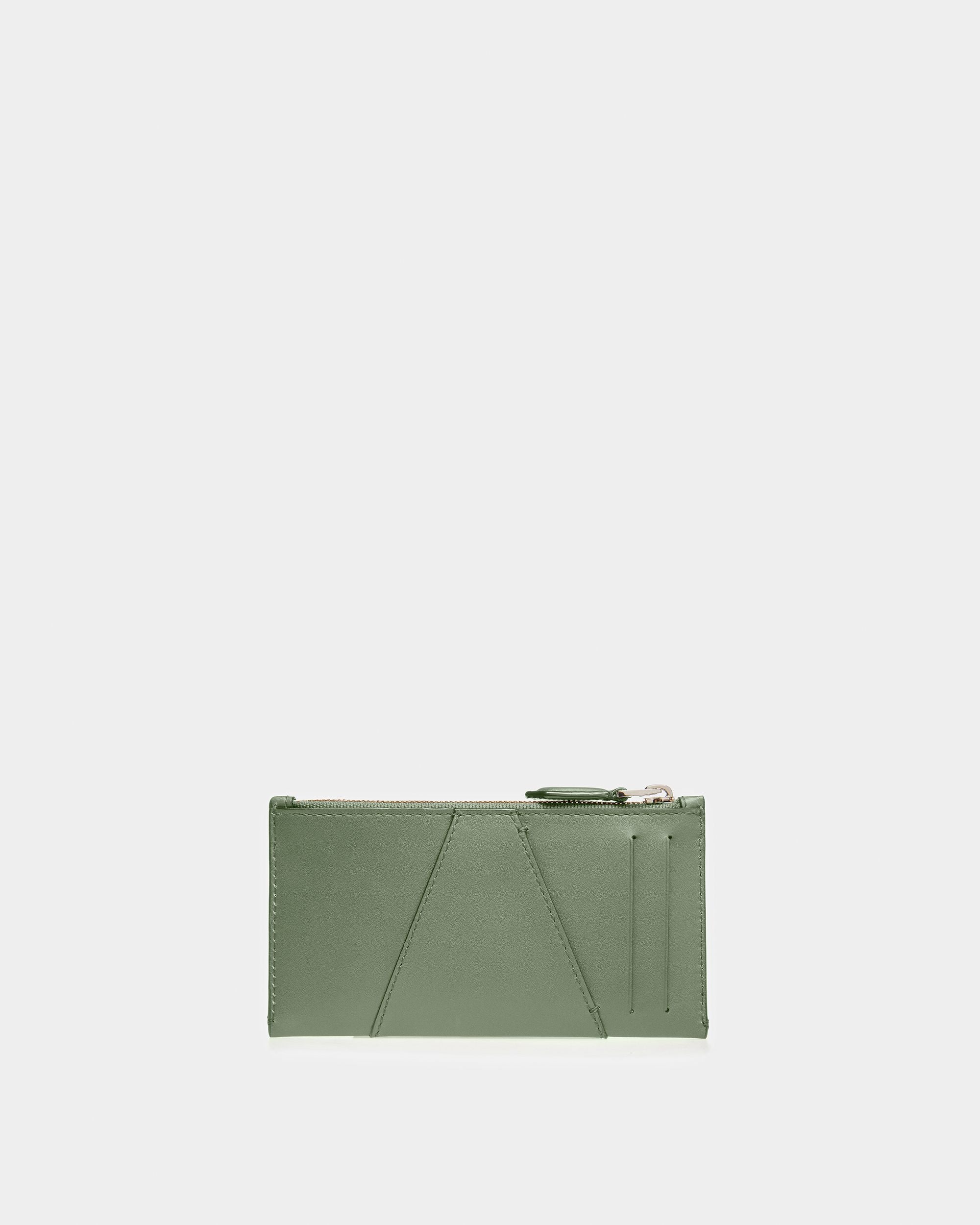 Adley Porte-Cartes De Visite En Cuir Sauge - Homme - Bally - 02