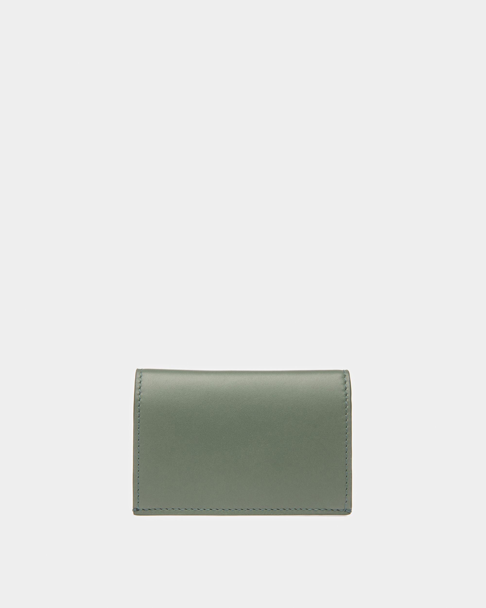 Annye Porte-Cartes De Visite En Cuir Sauge - Homme - Bally - 02