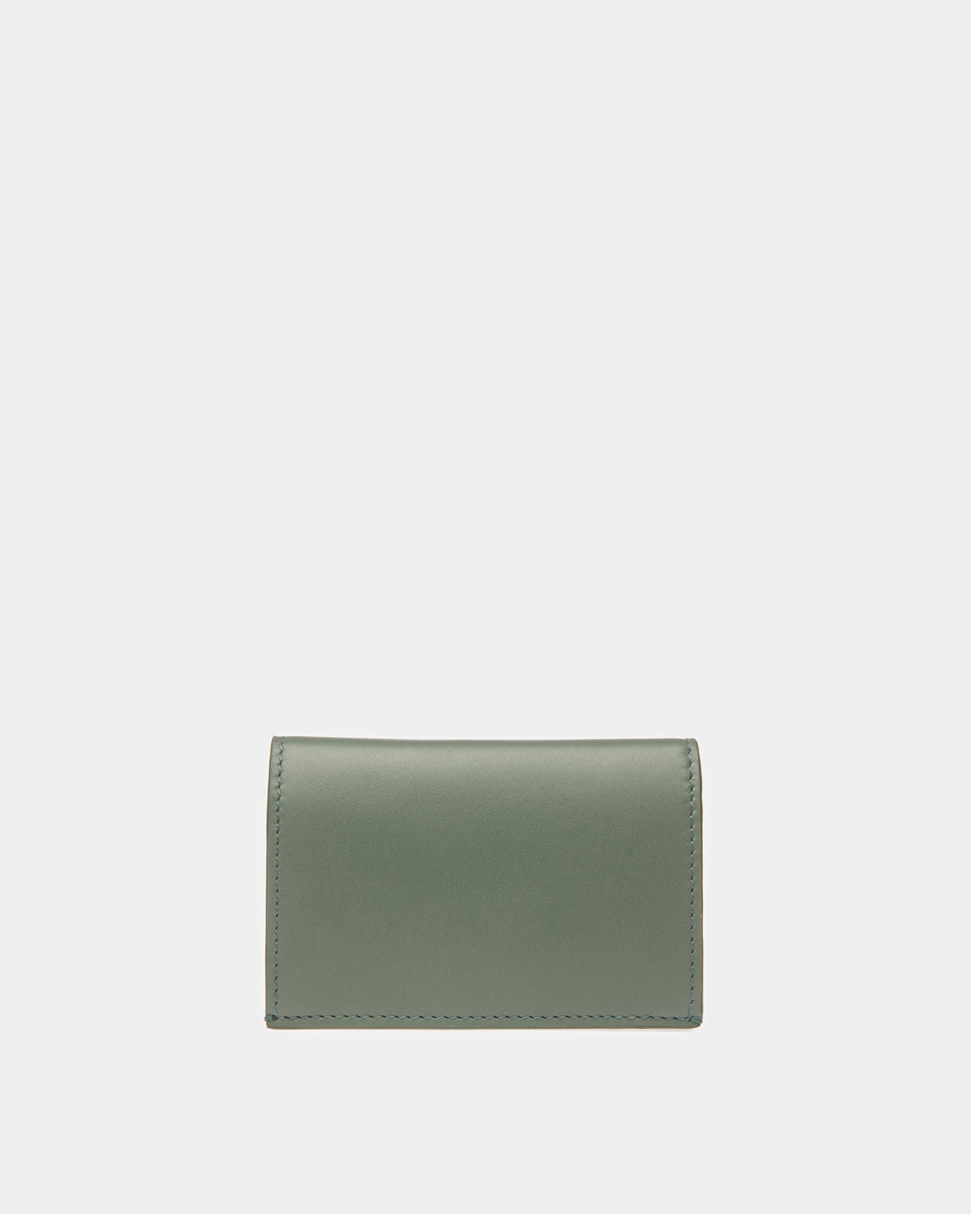 Annye Porte-Cartes De Visite En Cuir Sauge - Homme - Bally - 04