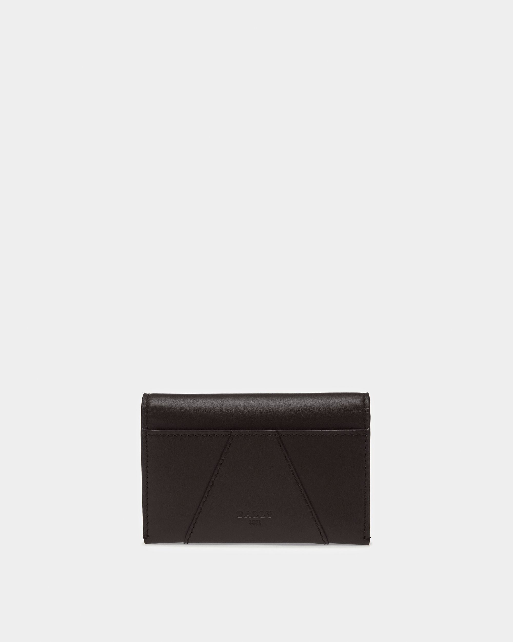 Annye Porte-Cartes De Visite En Cuir Noir - Homme - Bally - 01