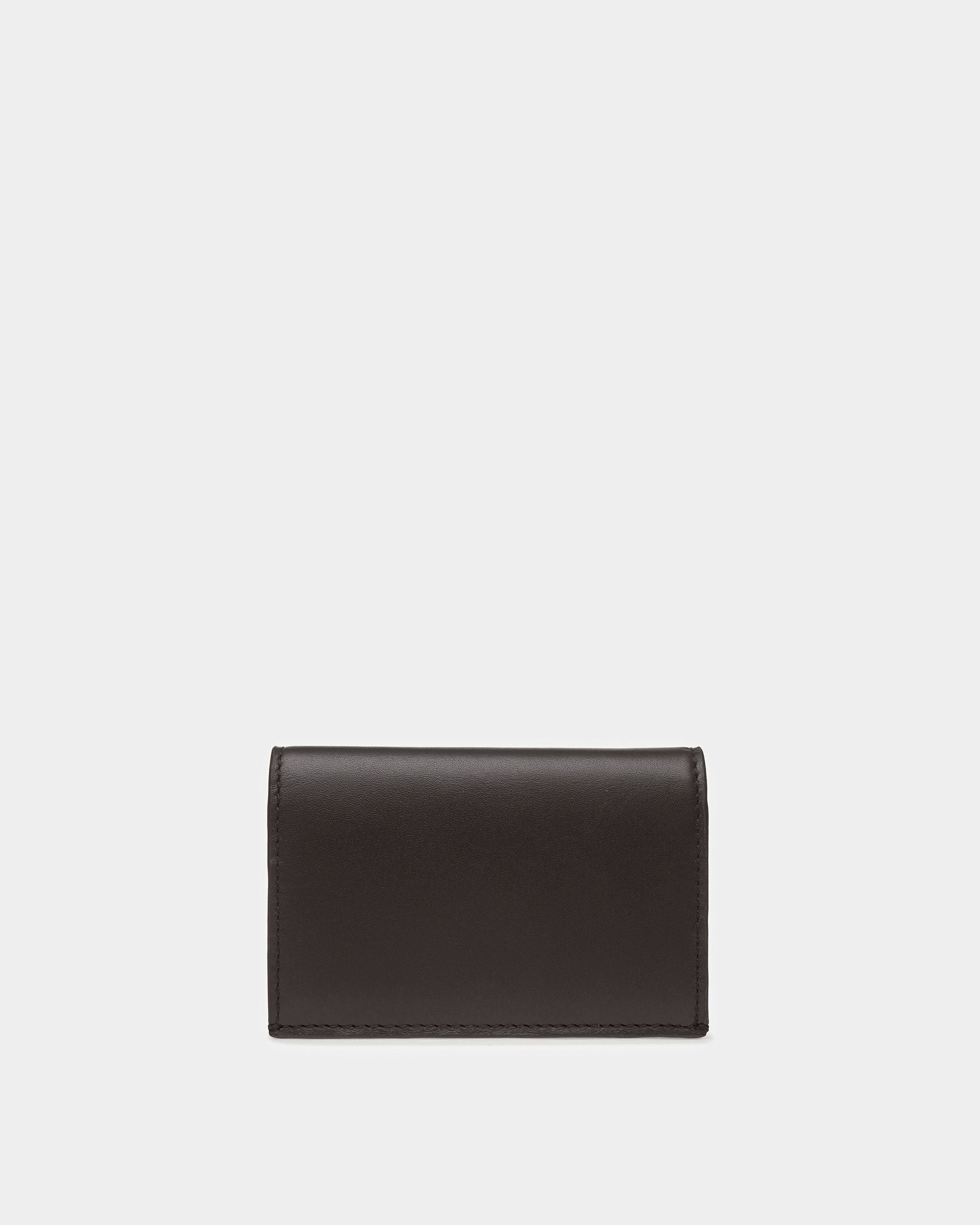 Annye Porte-Cartes De Visite En Cuir Noir - Homme - Bally - 02