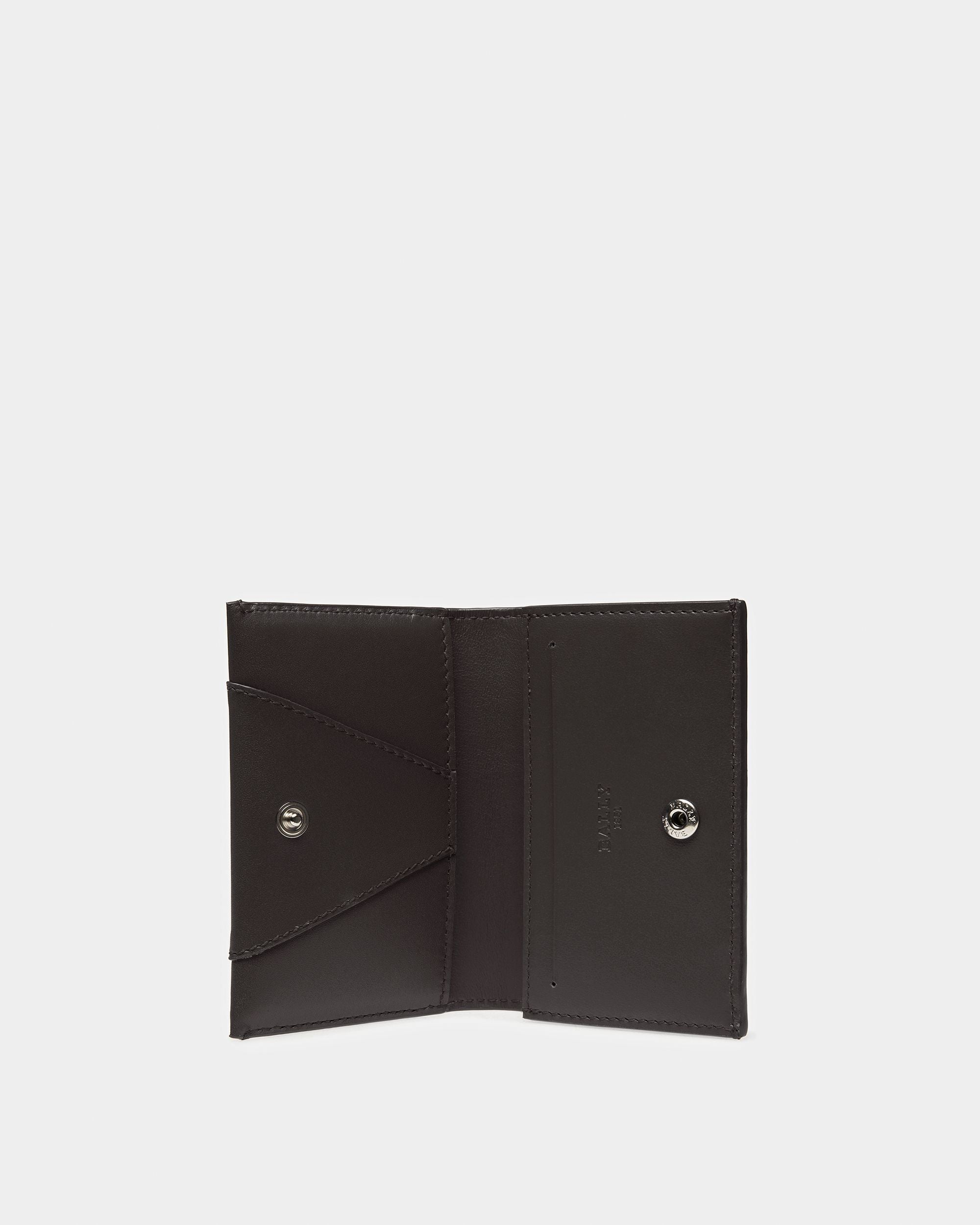 Annye Porte-Cartes De Visite En Cuir Noir - Homme - Bally - 03