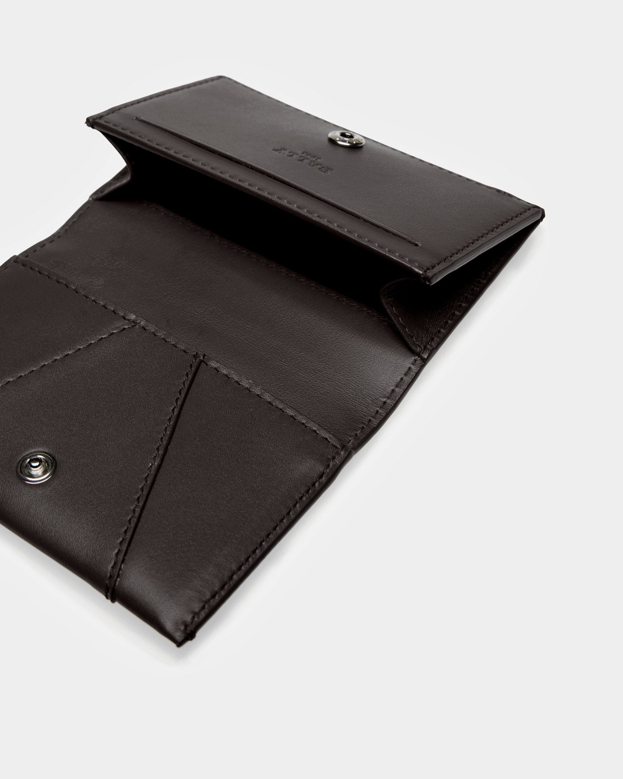 Annye Porte-Cartes De Visite En Cuir Noir - Homme - Bally - 04
