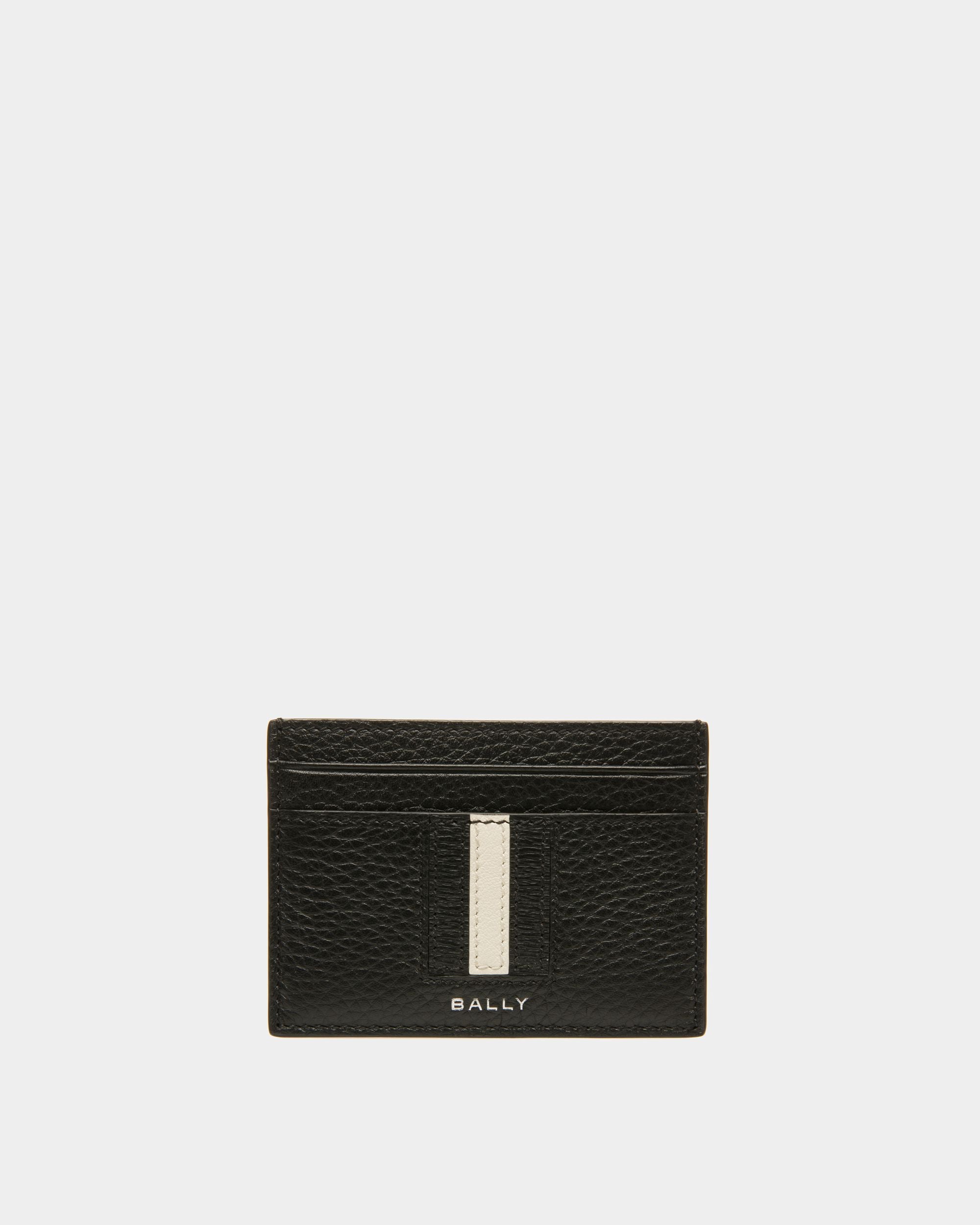 Porte-cartes Ribbon En Cuir Noir - Homme - Bally - 01