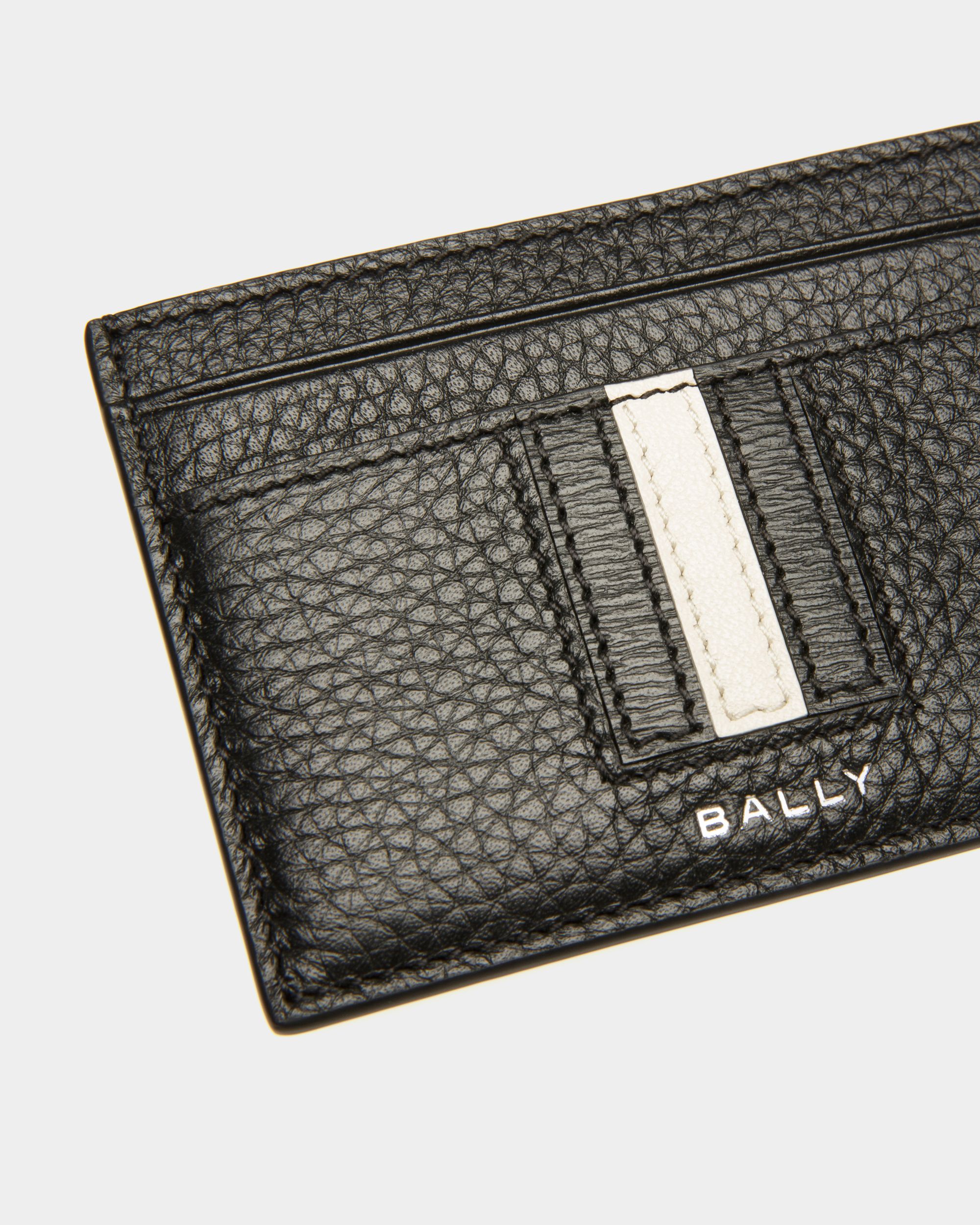 Porte-cartes Ribbon En Cuir Noir - Homme - Bally - 04