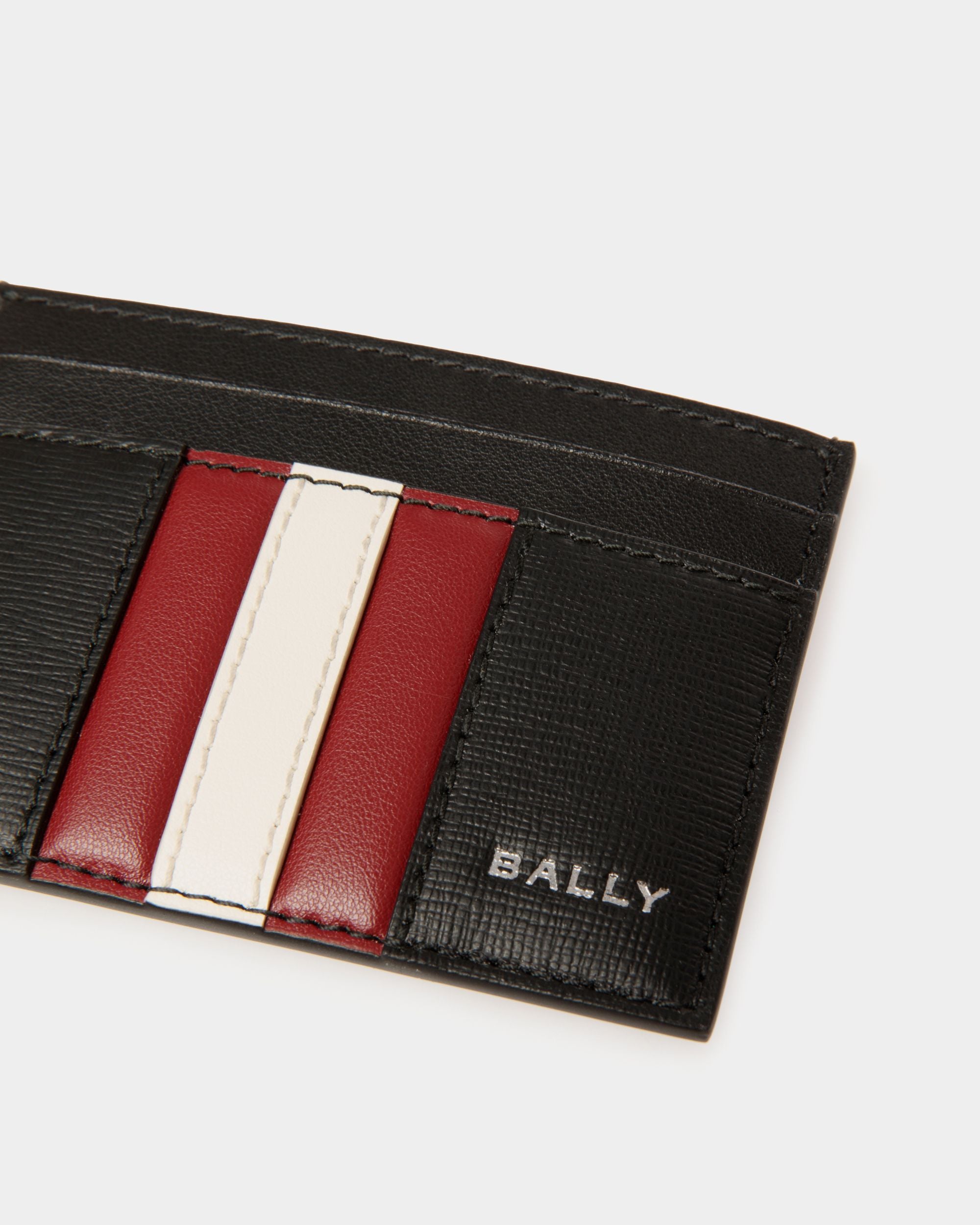 Porte-Cartes Mythos En Cuir Recyclé Noir - Homme - Bally - 04
