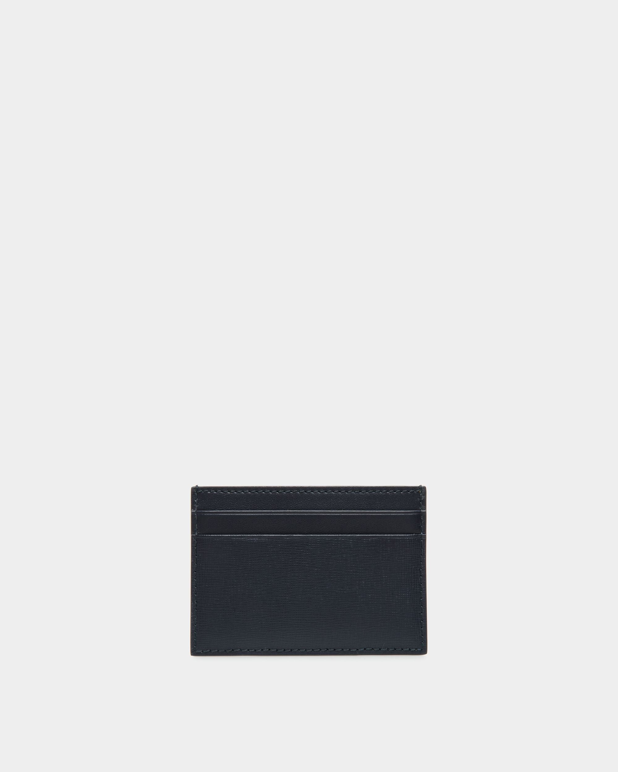 Porte-Cartes Mythos En Cuir Recyclé Navy Blue - Homme - Bally - 02