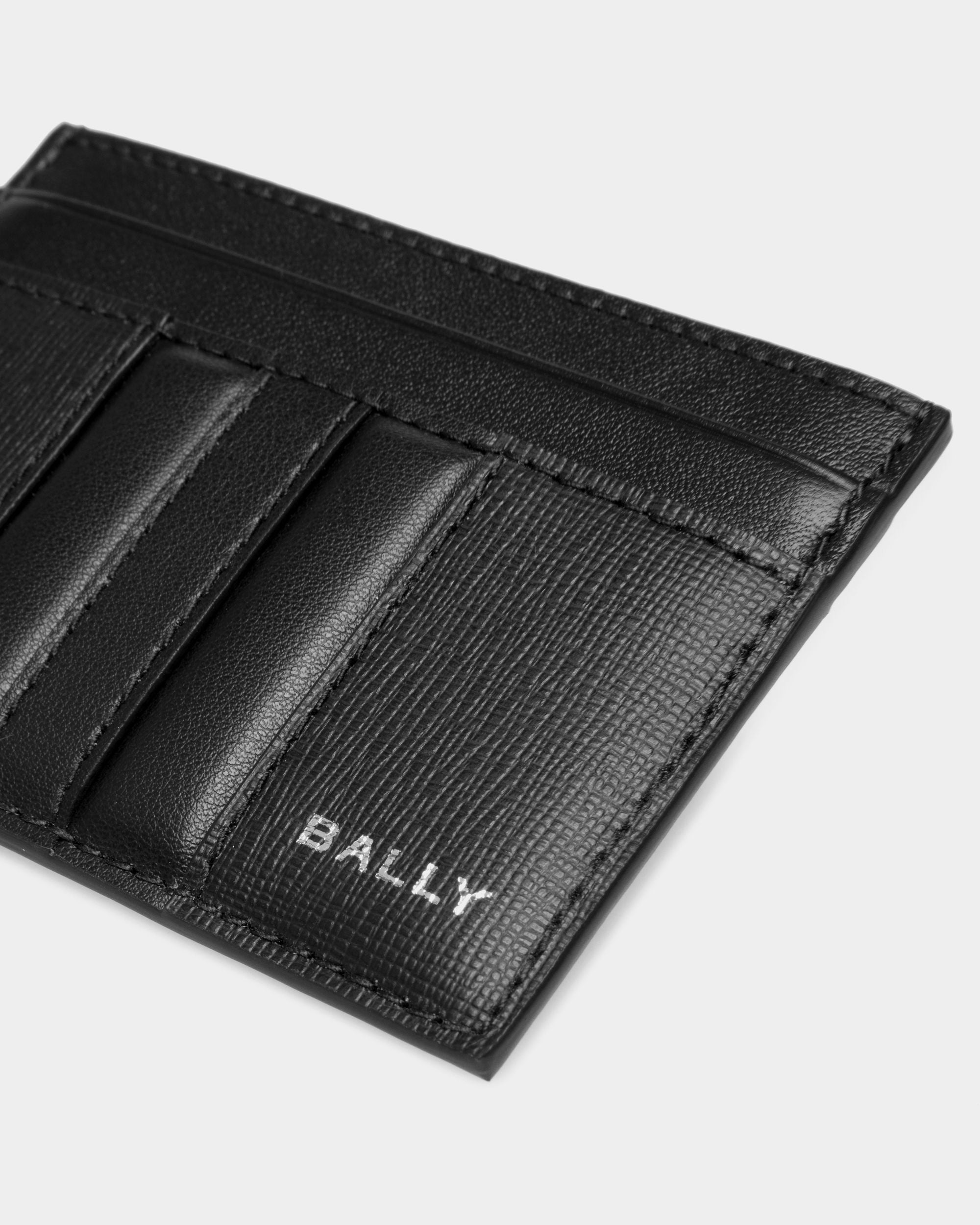 Porte-Cartes Mythos En Cuir Recyclé Noir - Homme - Bally - 04