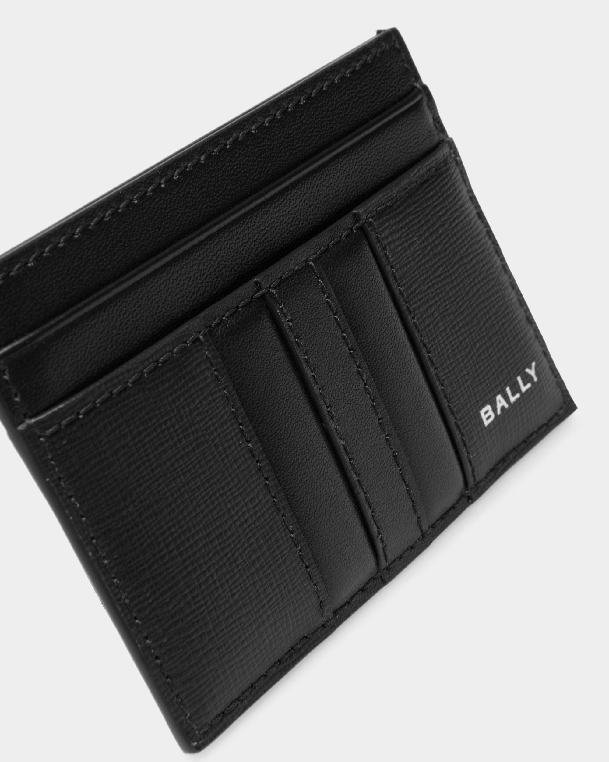 Porte-Cartes Mythos En Cuir Recyclé Noir - Homme - Bally - 05