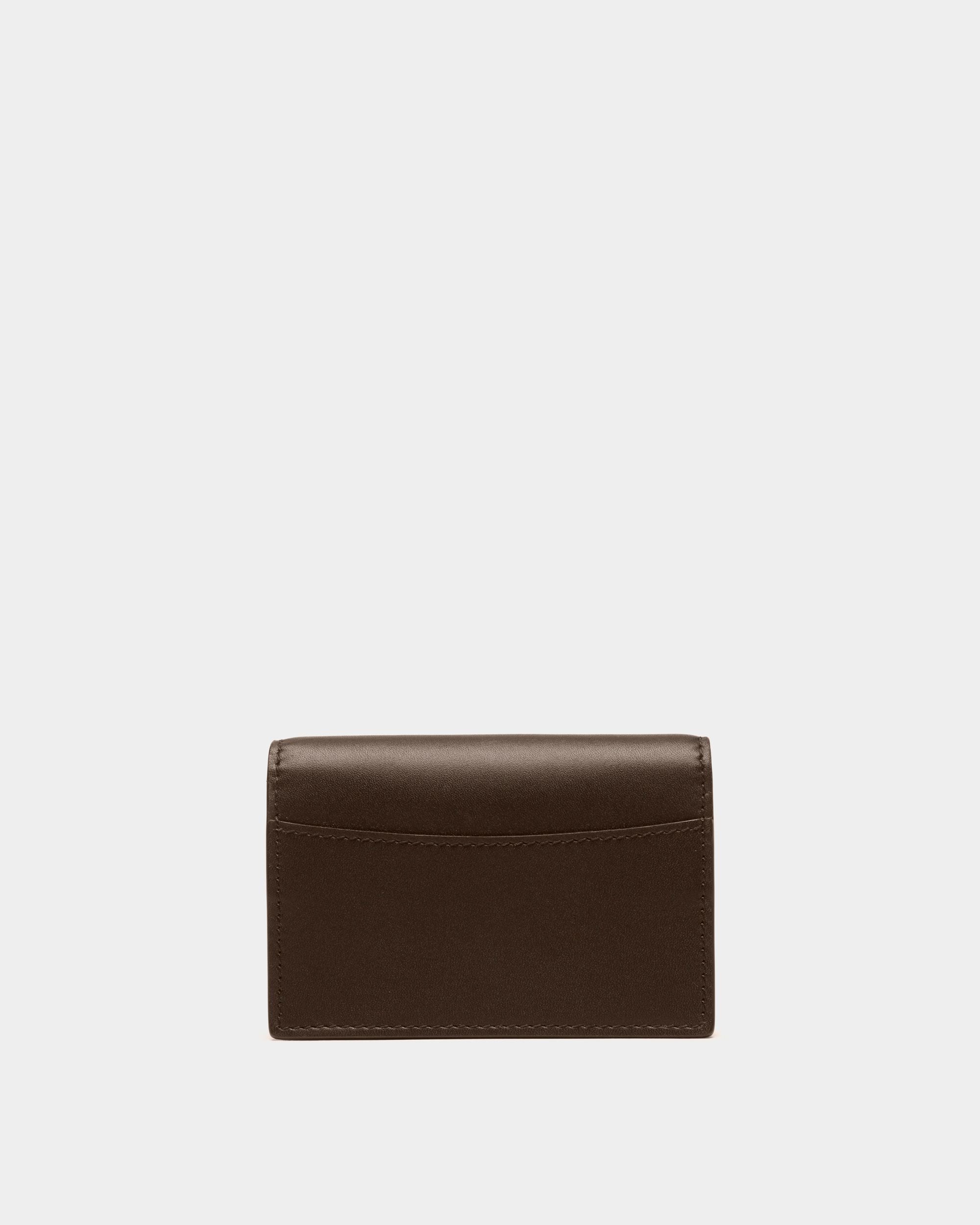 Porte-Cartes De Visite Deco En Cuir Ebano - Homme - Bally - 02