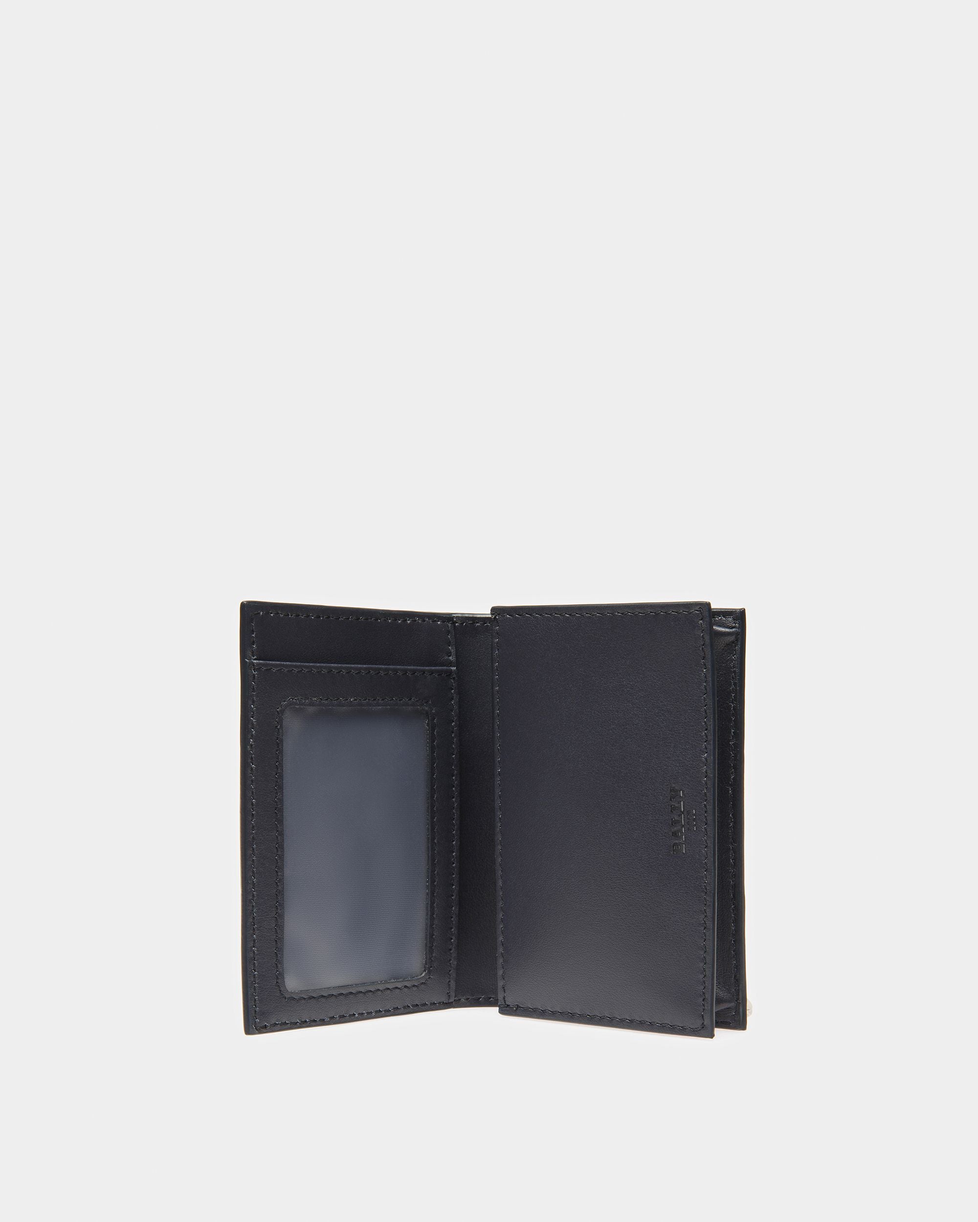 Balee Porte-Cartes De Visite En Cuir Bleu Nuit Et Bleu Clair - Homme - Bally - 03