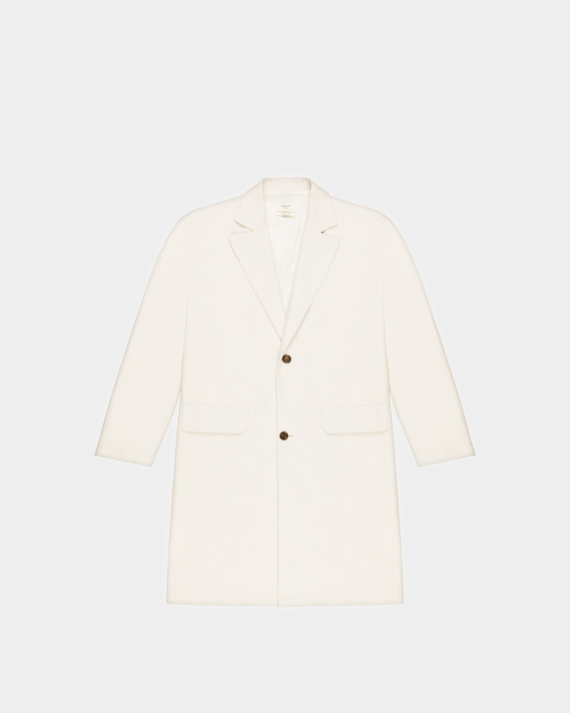 Manteau En Cuir Ivoire - Homme - Bally - 05