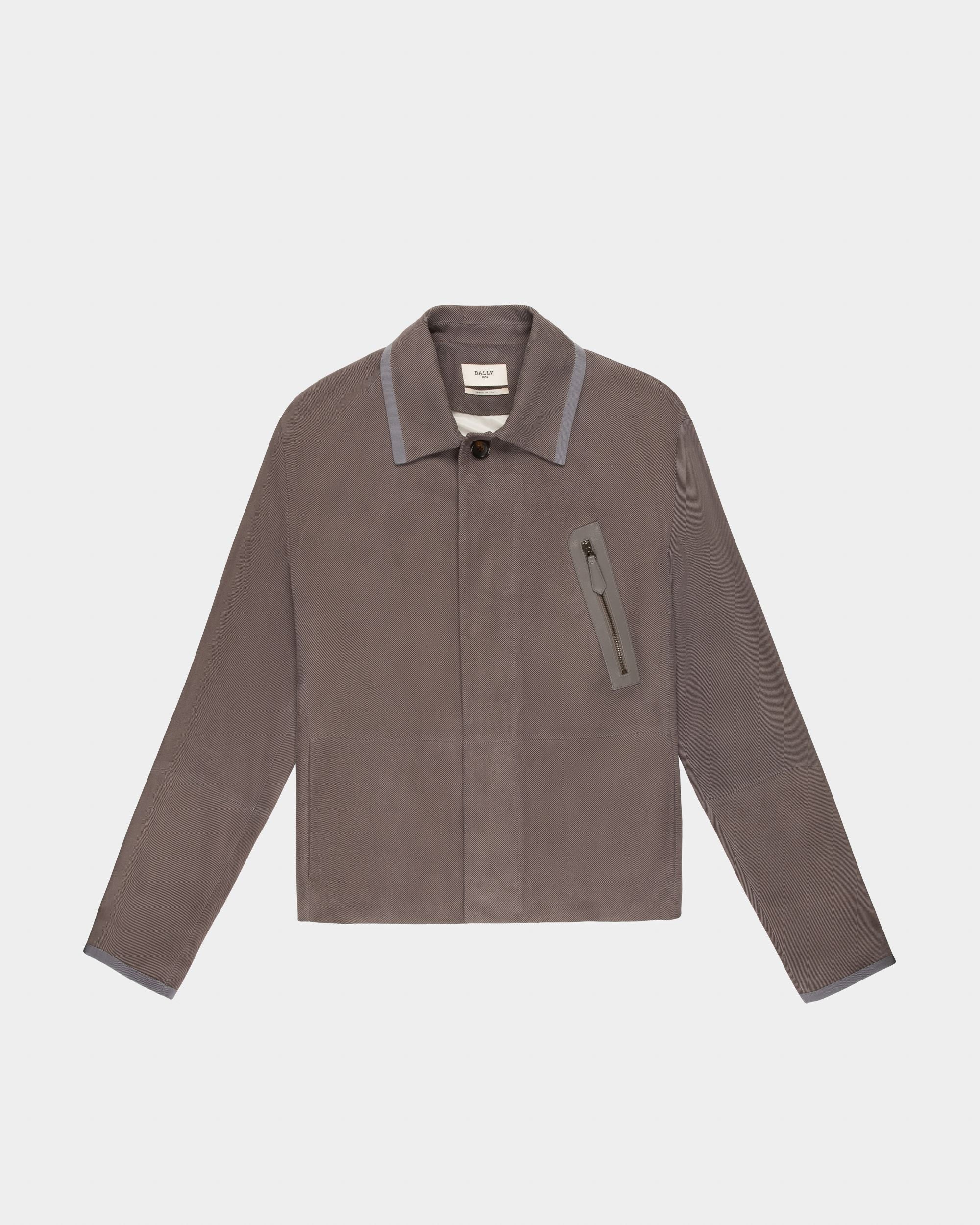 Bombardier En Cuir Gris - Homme - Bally - 04