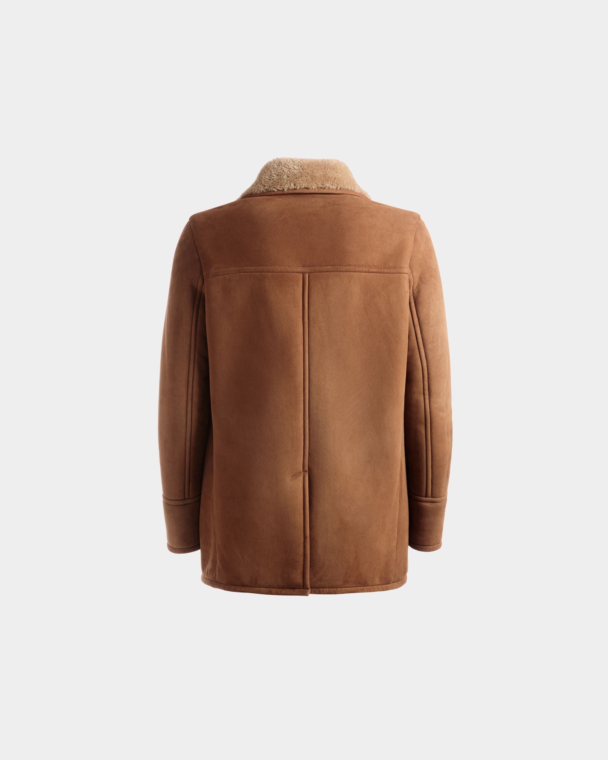 Manteau Croisé En Mouton Retourné - Homme - Bally - 07