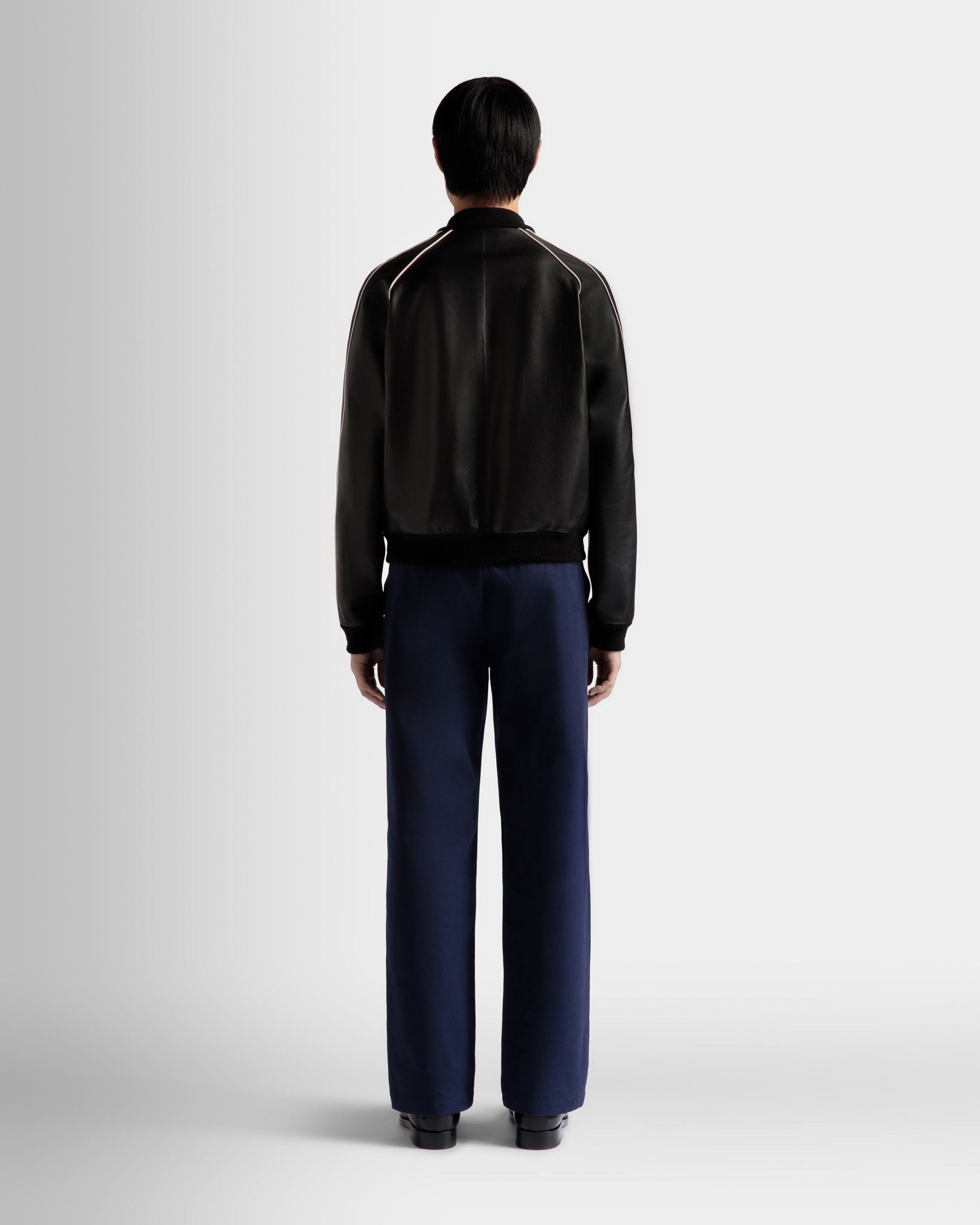 Bomber En Cuir Noir - Homme - Bally - 06