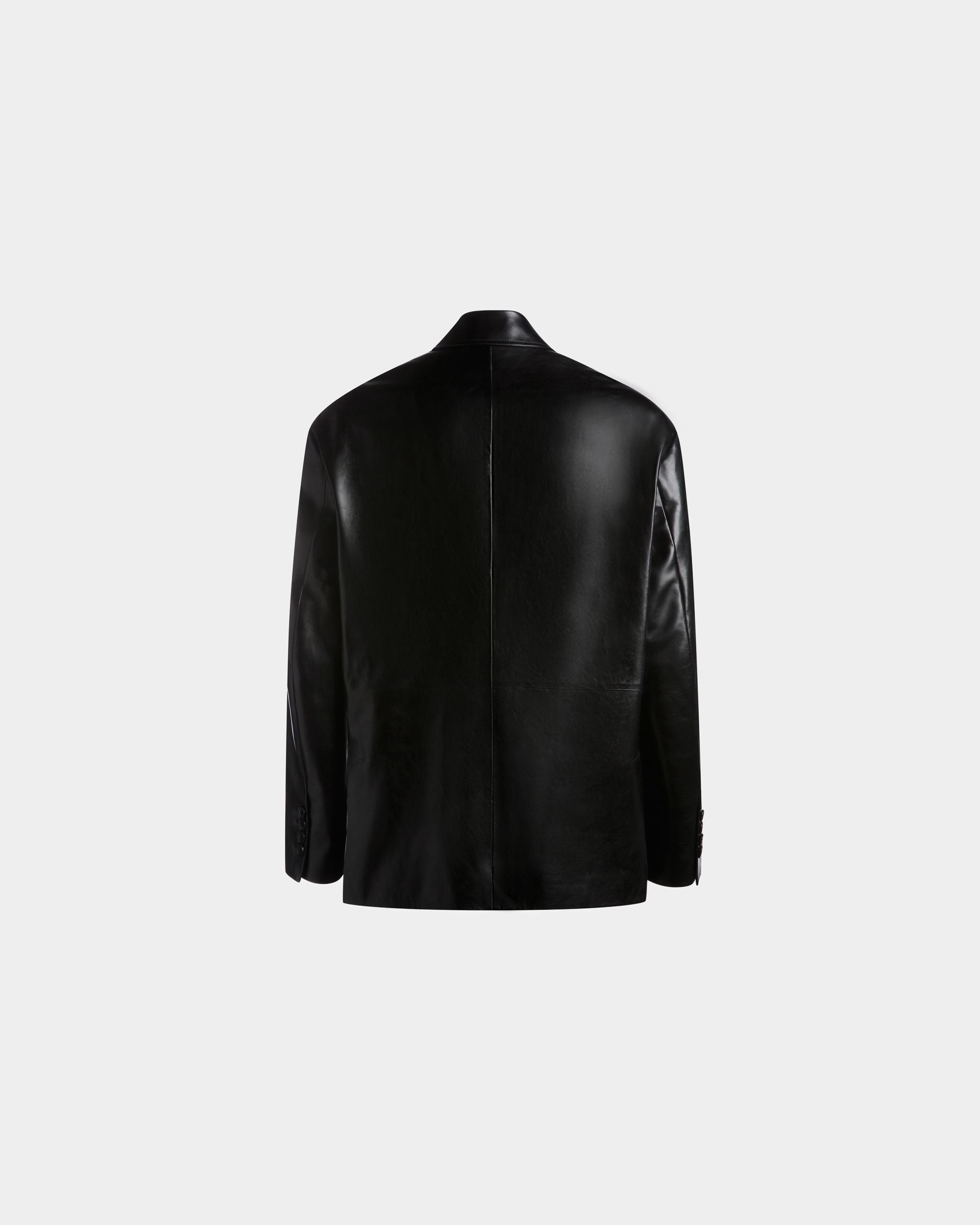Veste En Cuir Noir - Homme - Bally - 07