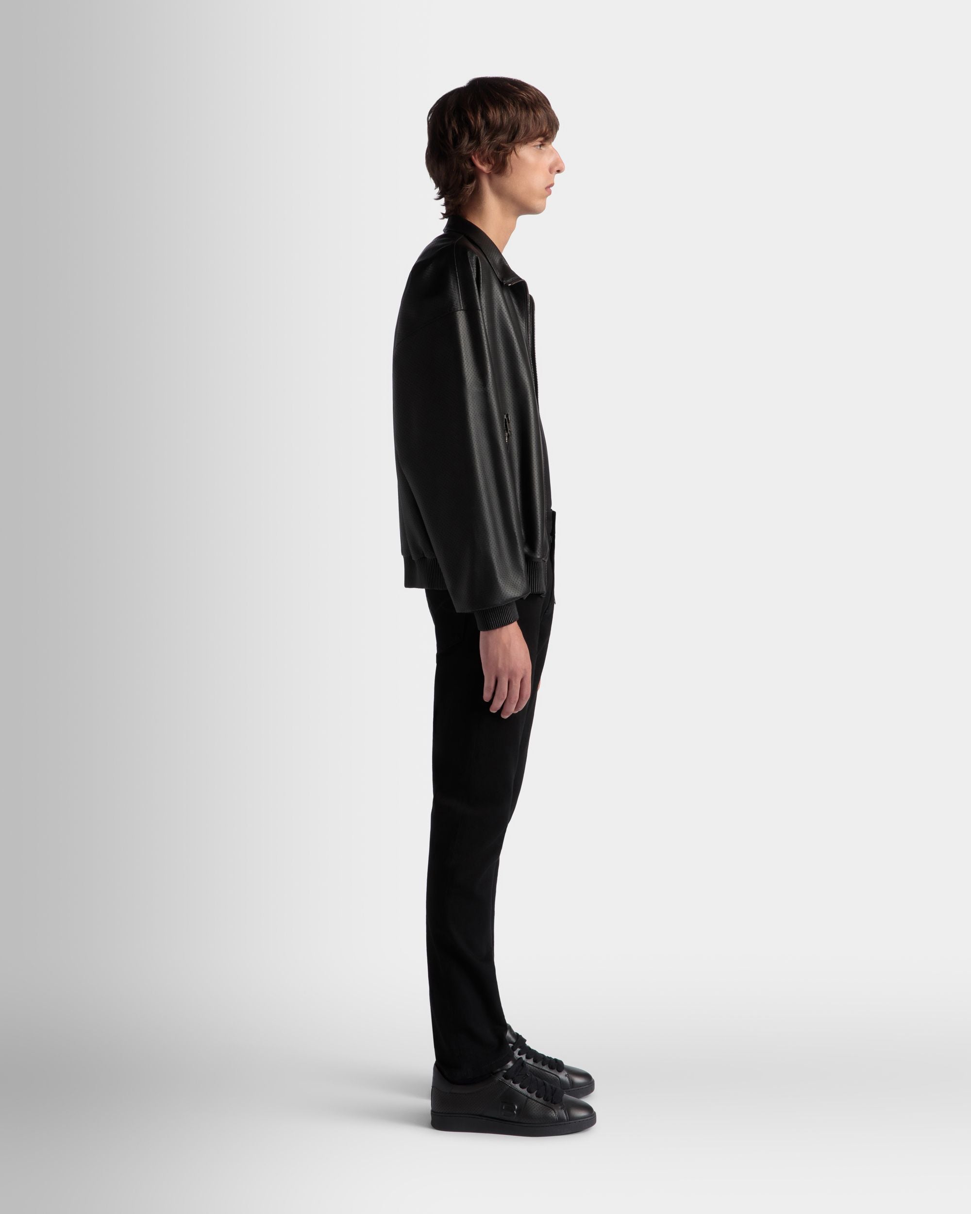 Blouson Collection Voyage Adrien Brody En Cuir Noir - Homme - Bally - 05