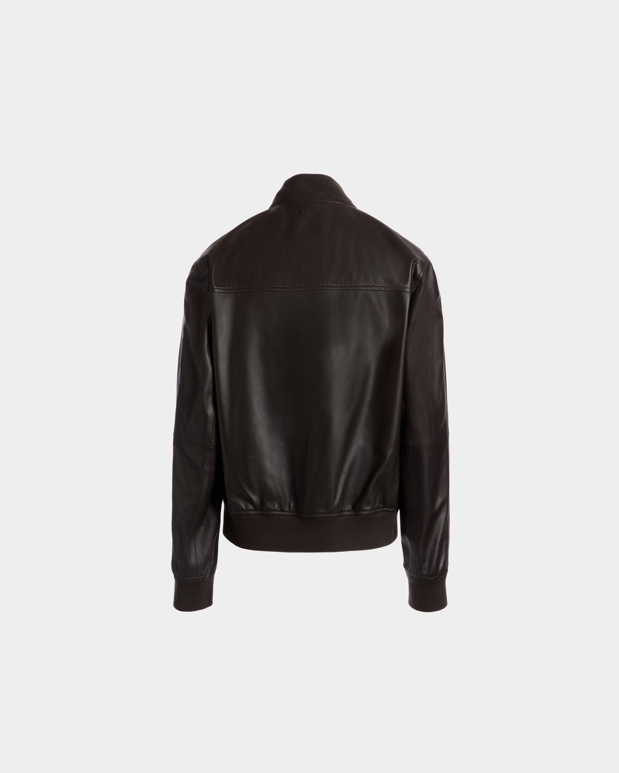 Blouson Bomber En Cuir Ebano - Homme - Bally - 07