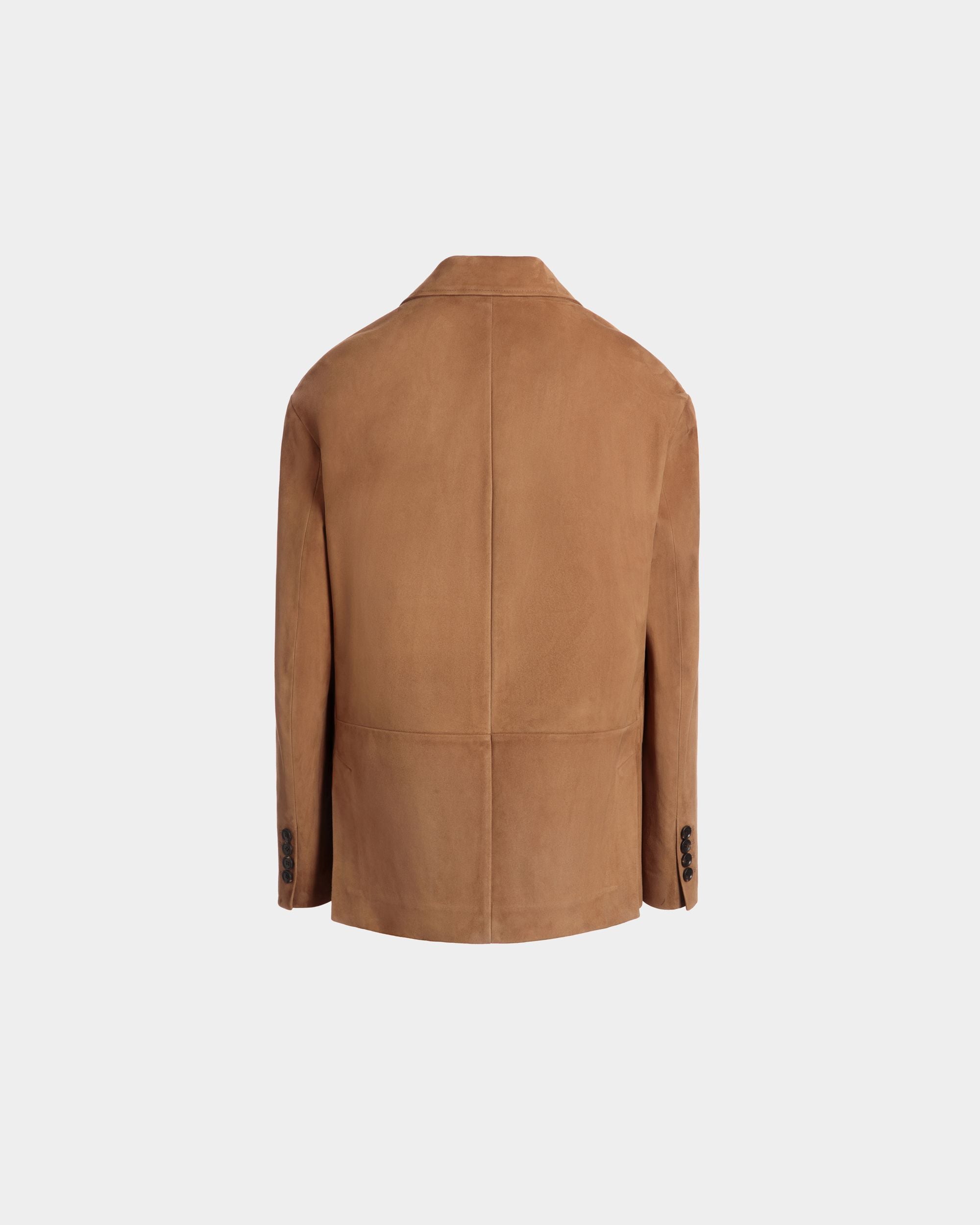 Blazer En Daim Marron - Homme - Bally - 03