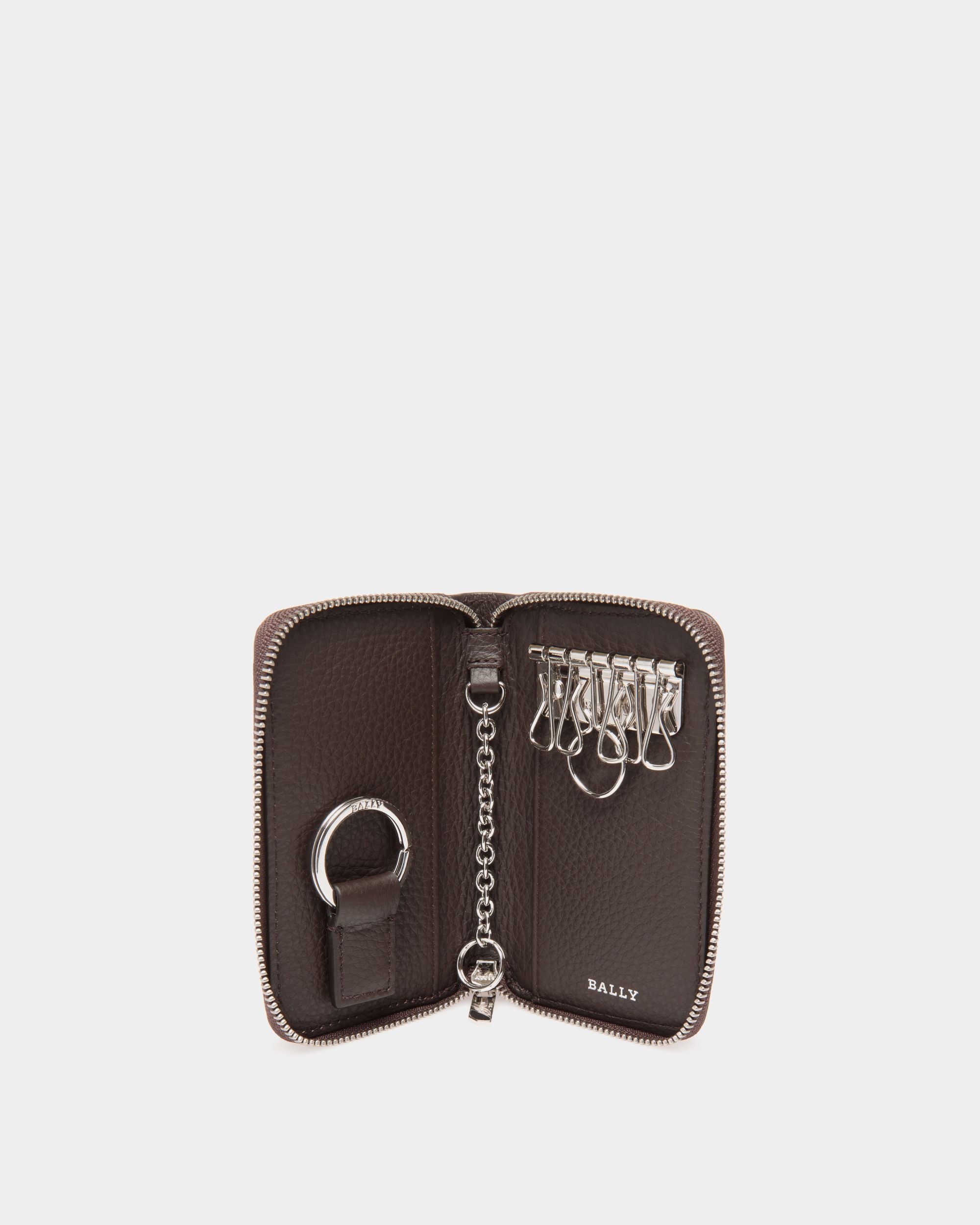 Keychains In Brown Leather - Homme - Bally - 03