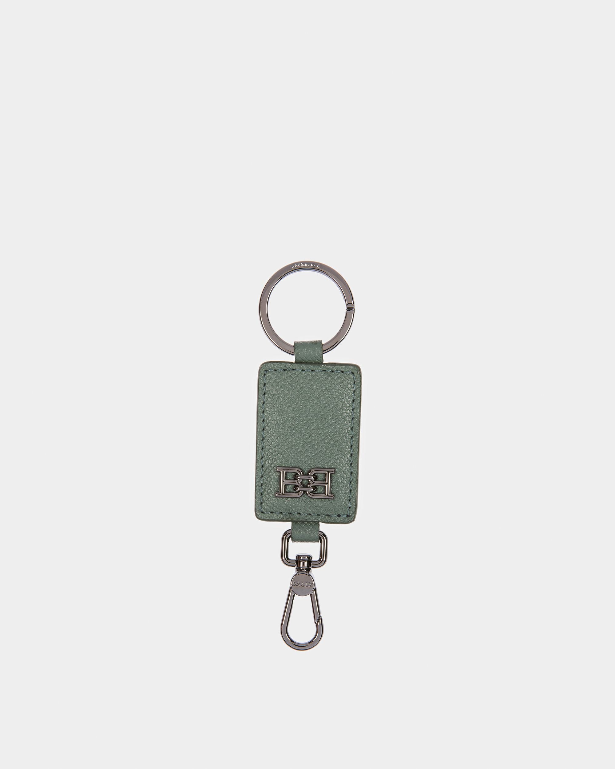 Bhary Porte-clés En Cuir Vert Sauge Avec Détail De B-Chain - Homme - Bally - 01