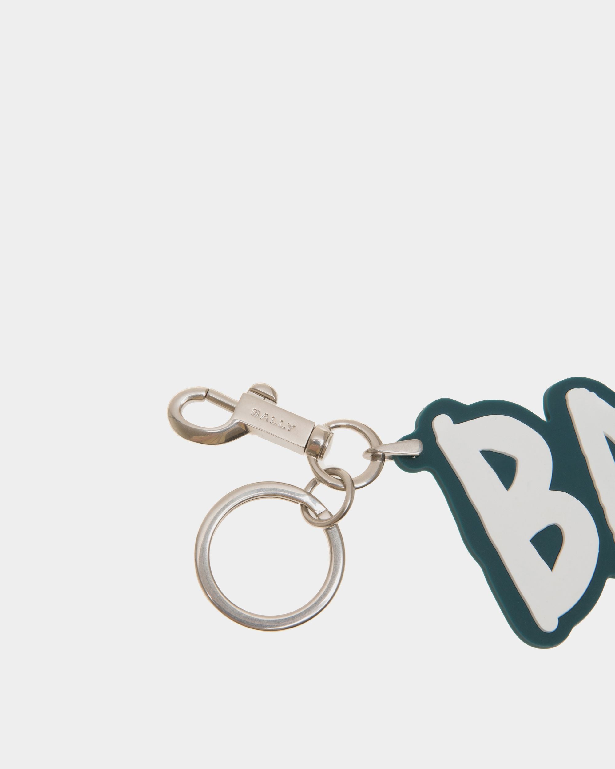 Porte-Clé Pennant En Silicone Et Métal - Homme - Bally - 03