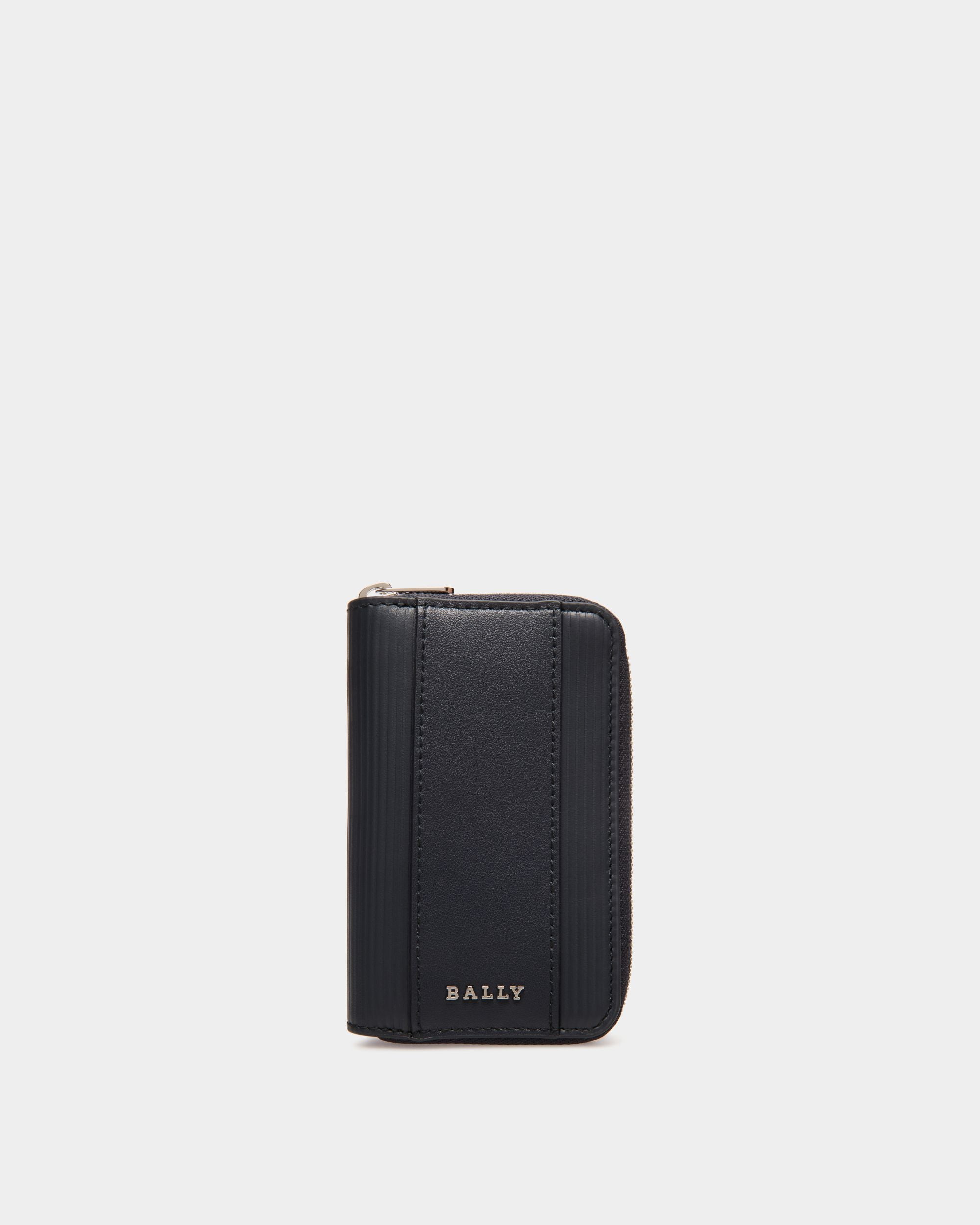 Key Case In Black Bovine - Homme - Bally - 01