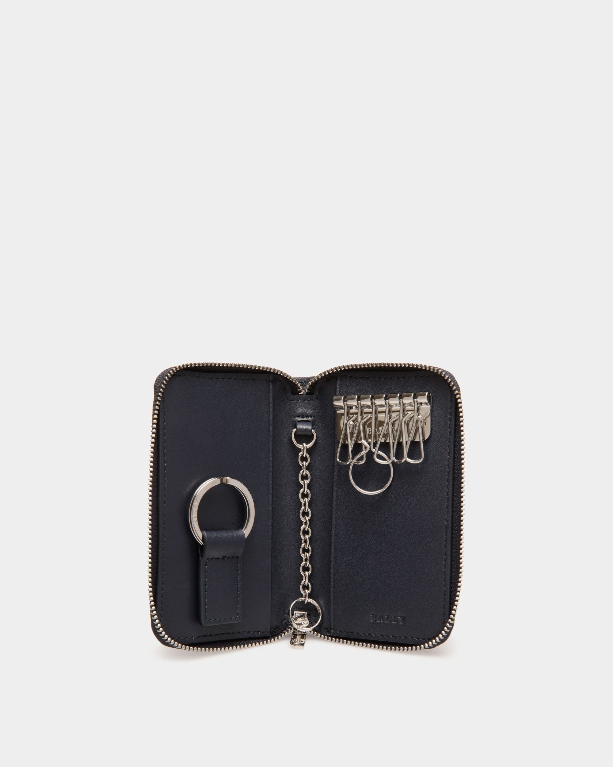 Key Case In Black Bovine - Homme - Bally - 03
