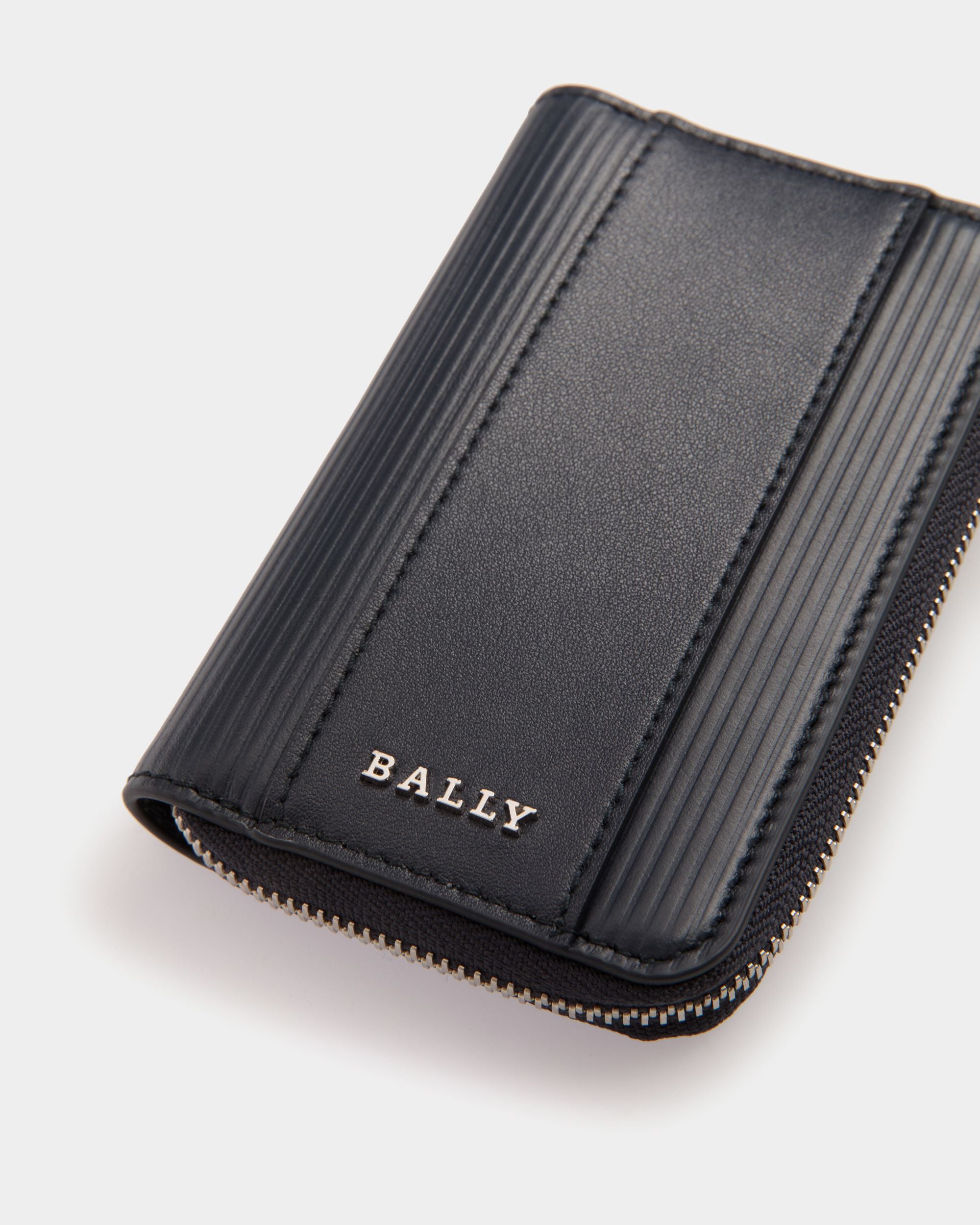 Key Case In Black Bovine - Homme - Bally - 04