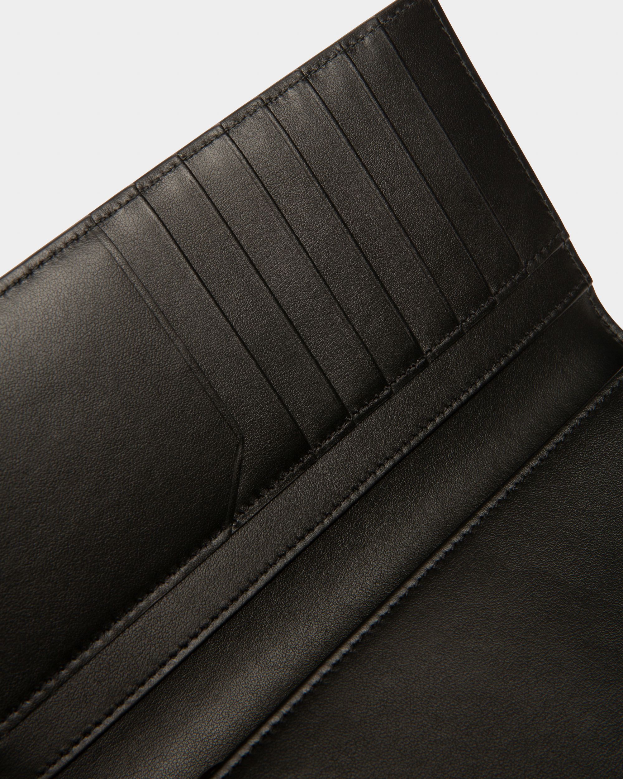 Scaliro Portefeuille Continental En Cuir Noir - Homme - Bally - 04