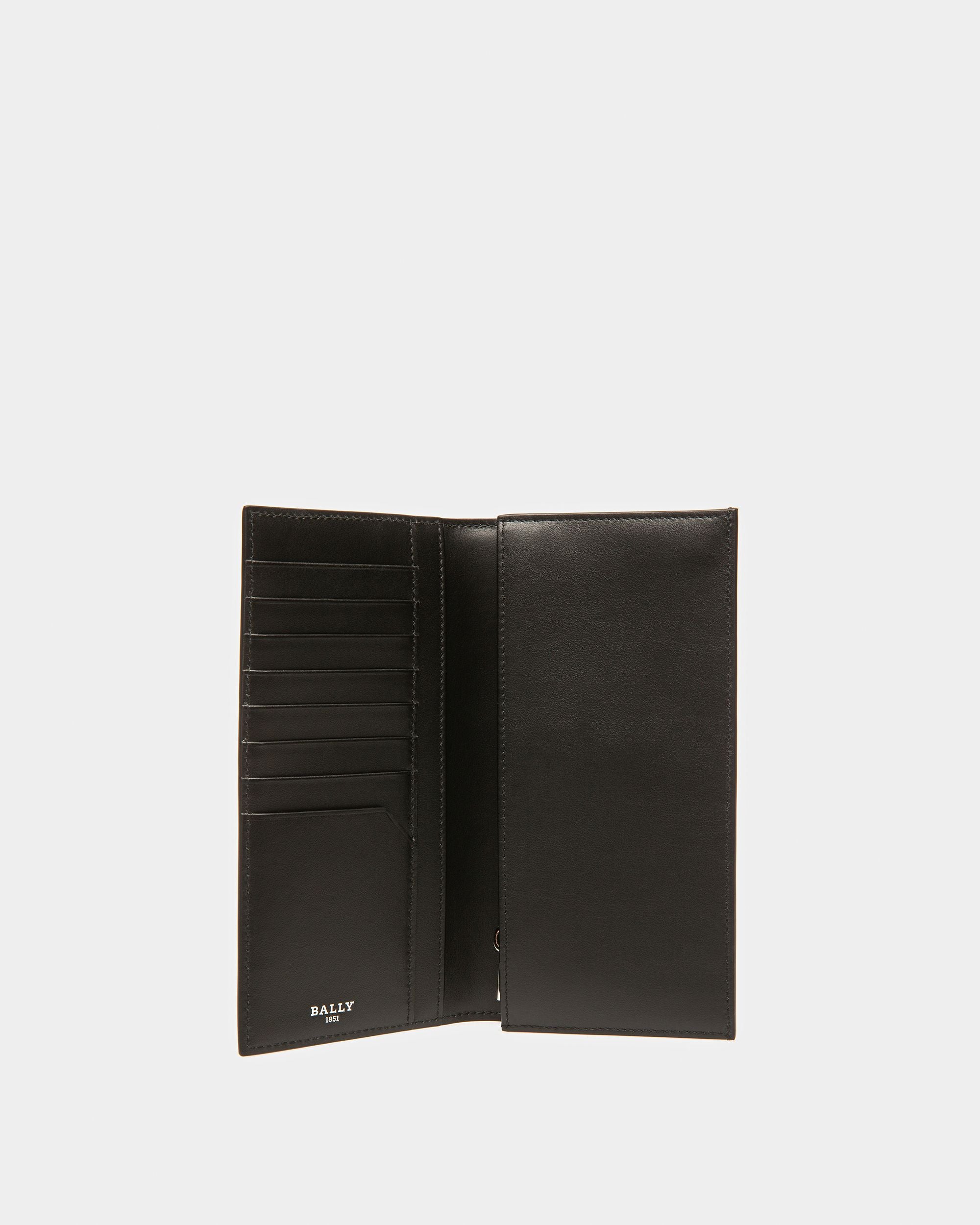 Scaliro Portefeuille Continental En Cuir Grainé Noir - Homme - Bally - 01
